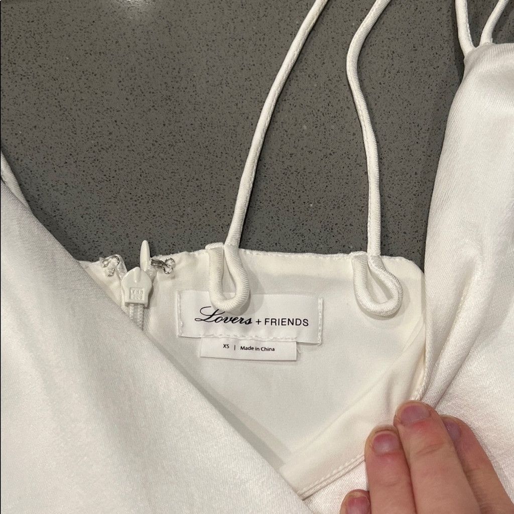 Lovers and Friends Lovers + Friends White Jumpsuit Size 25" / US 0 / IT 36 - 2 Thumbnail