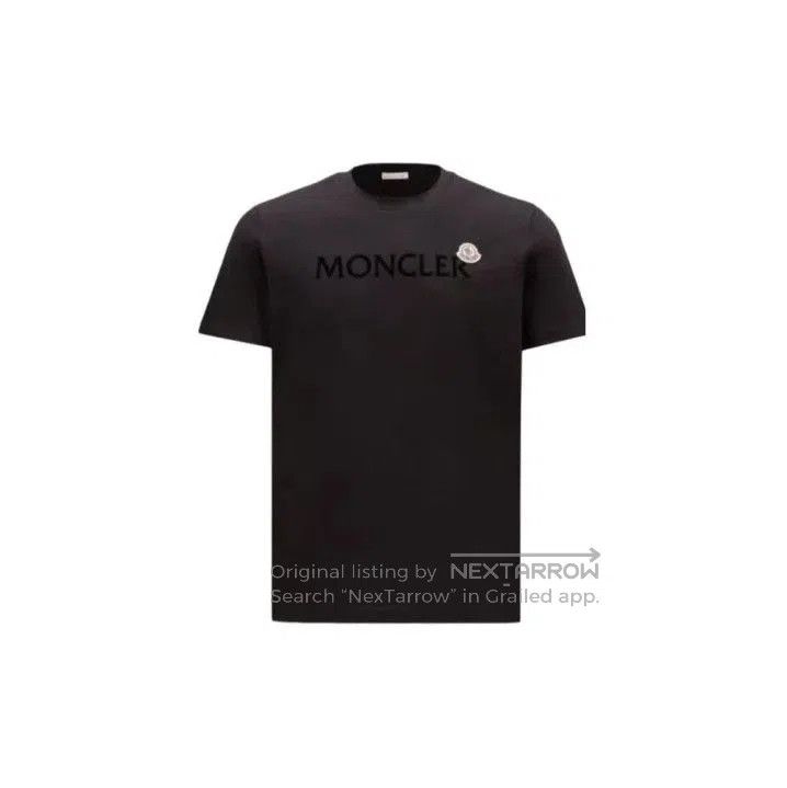 Moncler Moncler SS22 Men's Solid Crew Neck Short Sleeve T. Size US XL / EU 56 / 4 - 1 Thumbnail