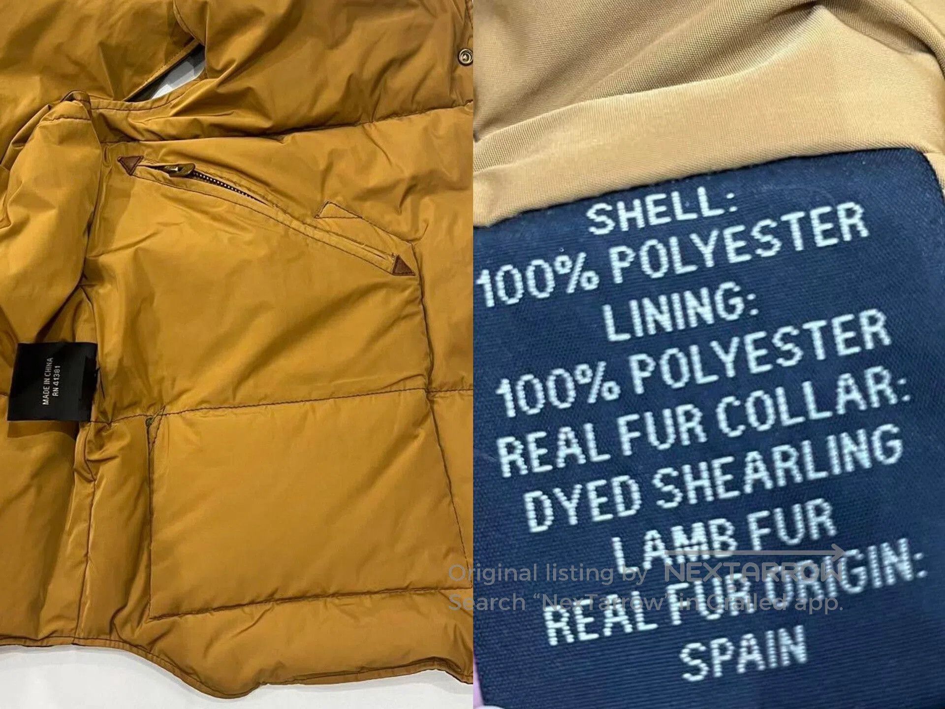RRL Ralph Lauren RRL Classic Down Vest with Leather Accents. Size US M / EU 48-50 / 2 - 9 Thumbnail