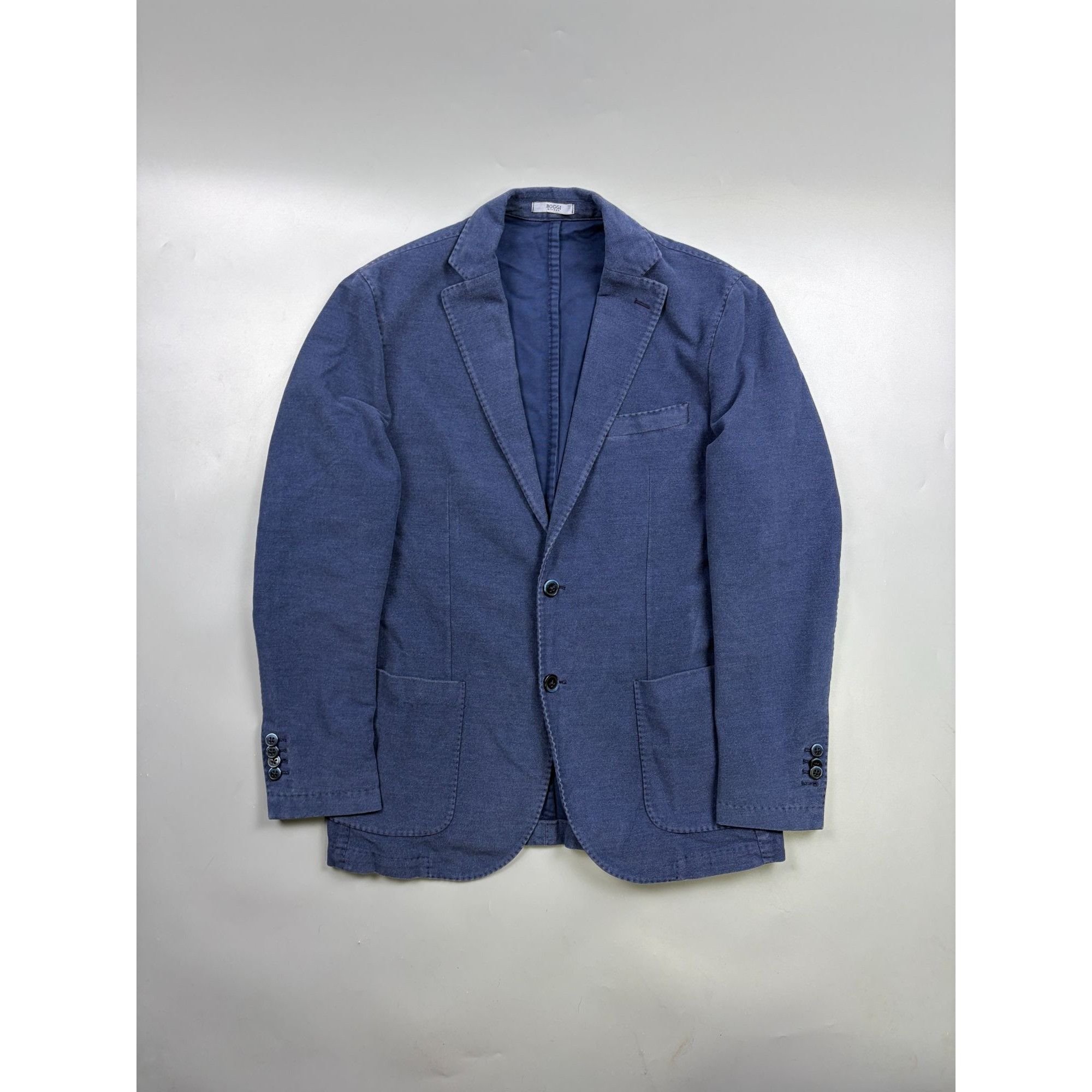 Boggi Boggi Milano Cotton Velour Garment Dyed Blazer (Y1248) Size 42R - 1 Thumbnail