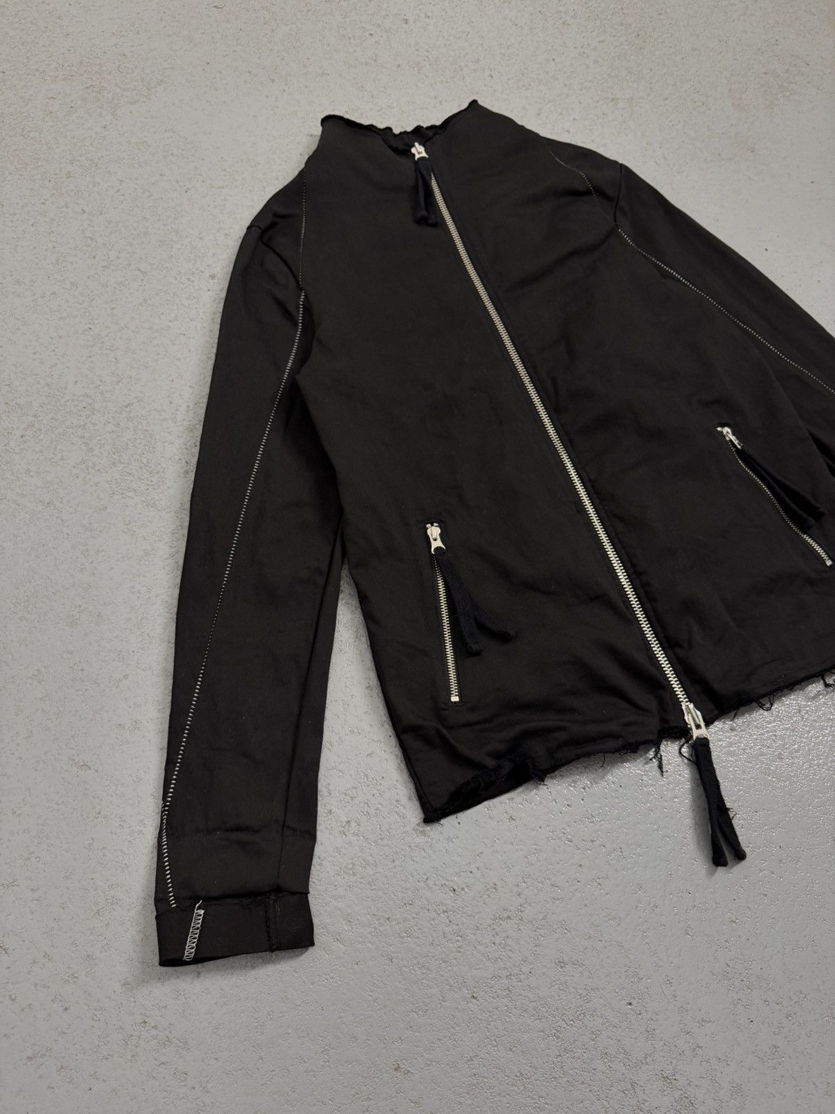 Thom Krom Avant-garde Thom Krom Sewn Zip Distressed Jacket Size US M / EU 48-50 / 2 - 3 Thumbnail