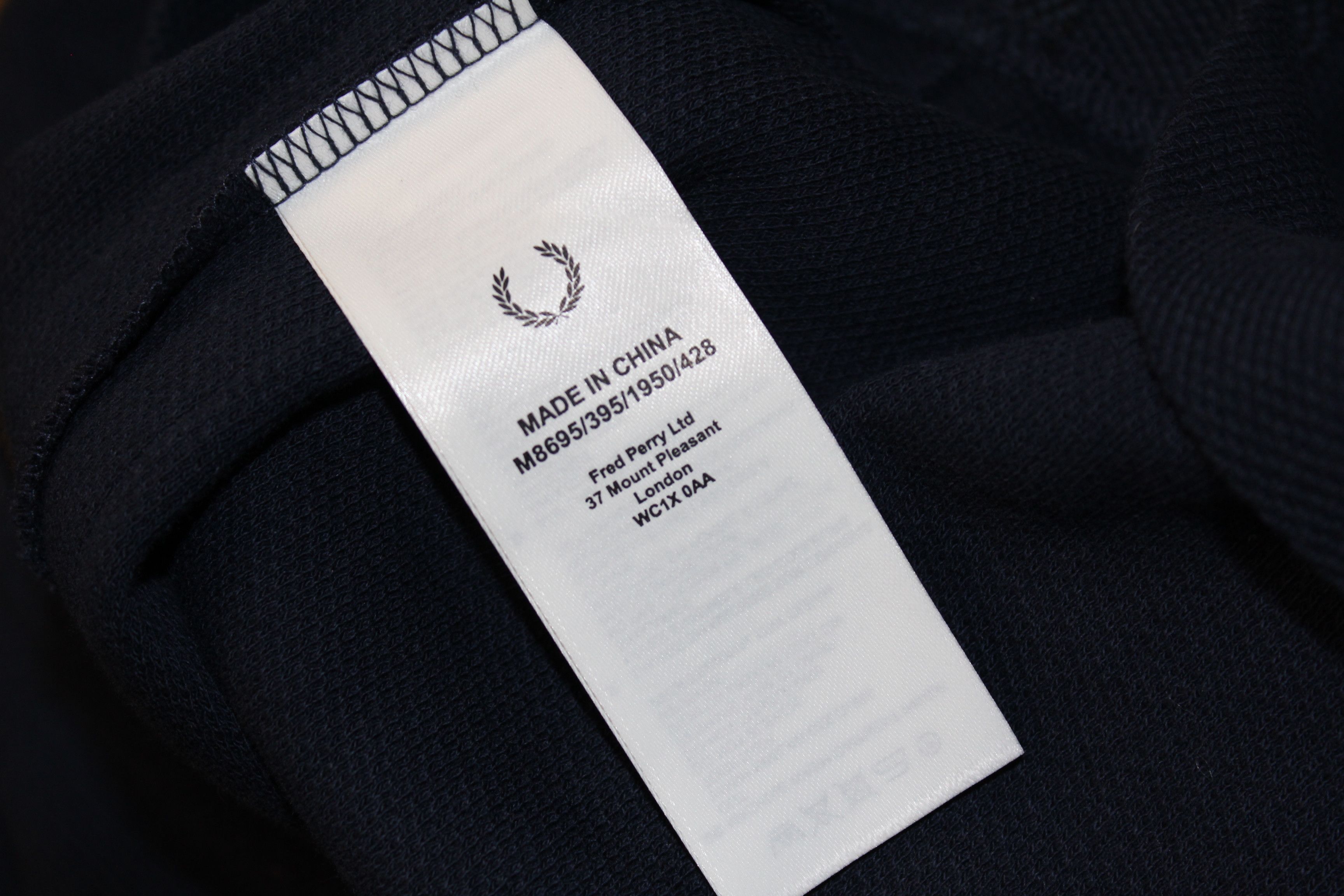 Fred Perry Men's FRED PERRY Long Sleeve Blue Zip Shirt Size US XL / EU 56 / 4 - 11 Thumbnail