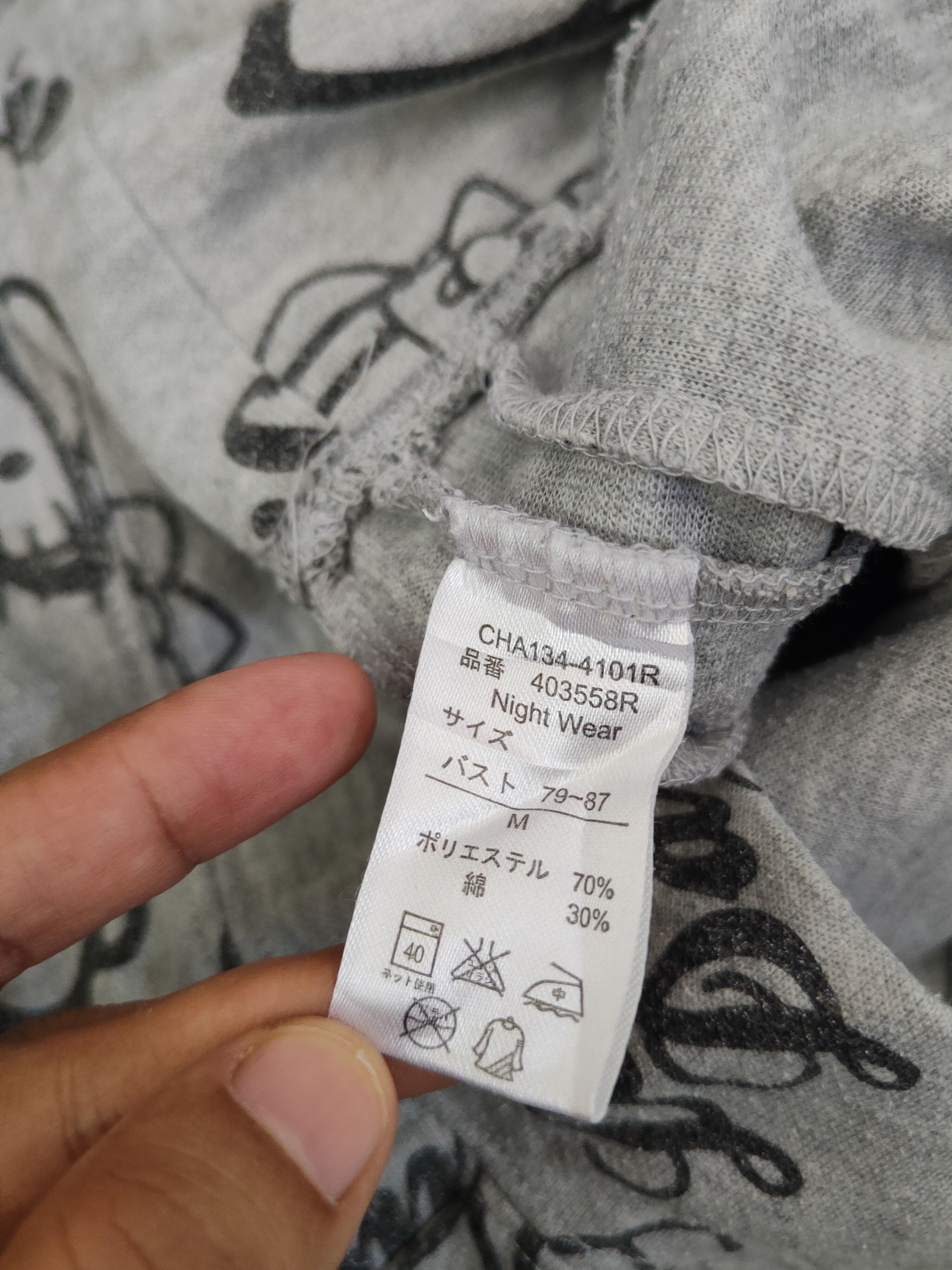 Cartoon Network DL Hello Kitty Gray cartoon vintage Sweatshirts #2505 Size M / US 6-8 / IT 42-44 - 12 Thumbnail