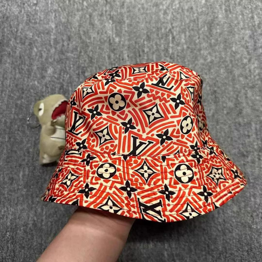 Louis Vuitton LV Monogram All-Over Fisherman Hat 99 New S Size ONE SIZE - 1 Thumbnail