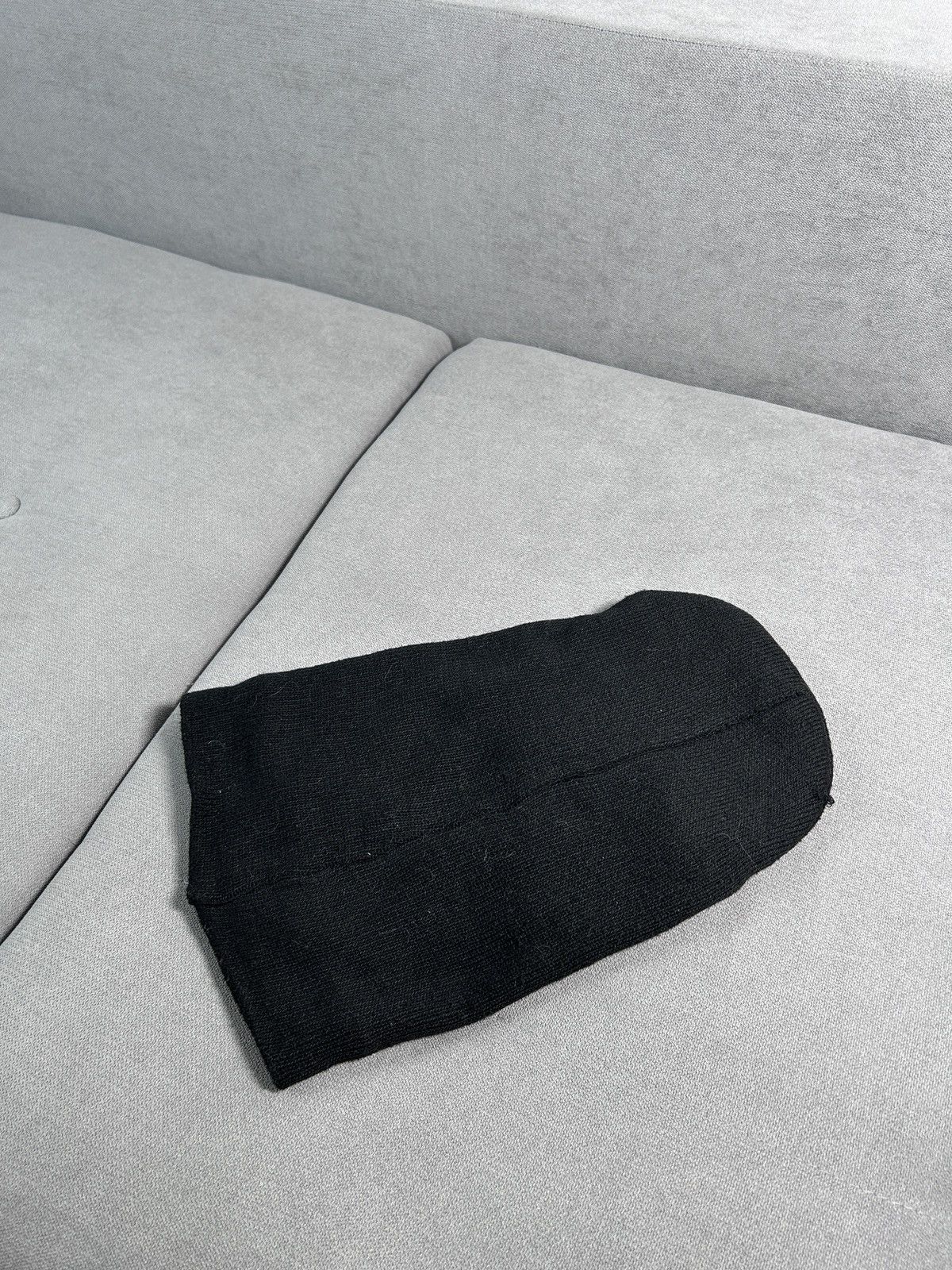 Vintage Vintage Y2k Avant Garde Knit Black Balaclava Size ONE SIZE - 2 Thumbnail