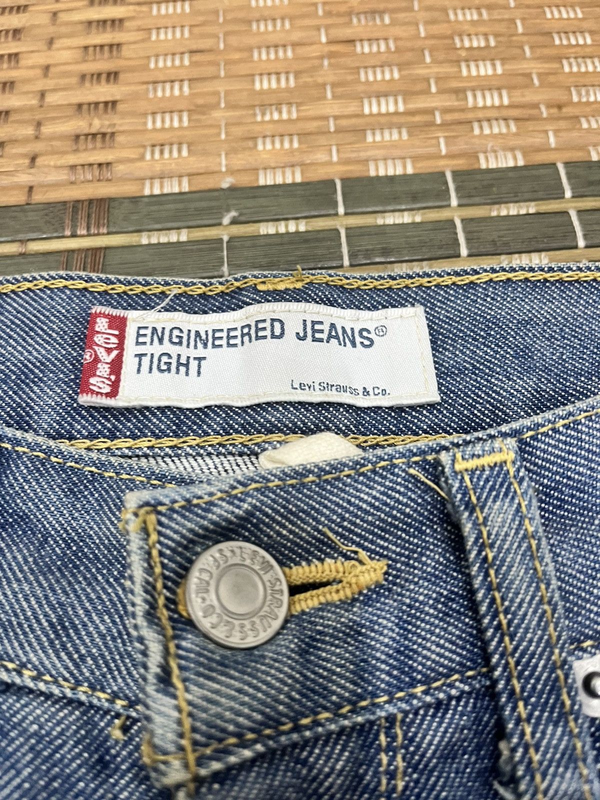 Levi's Levis Engineered Jeans Tight Twisted Denim Size US 30 / EU 46 - 8 Thumbnail