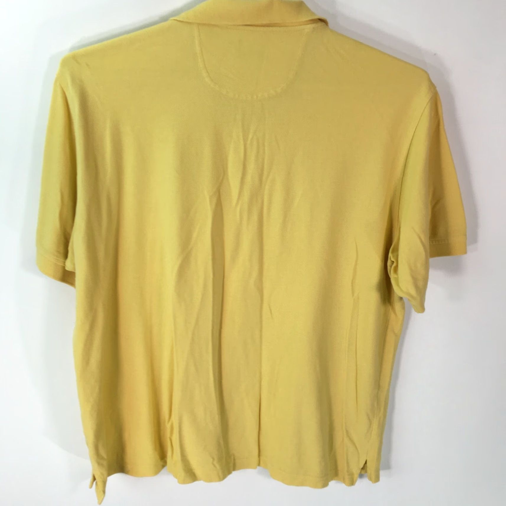 Izod Izod Mens Polo Shirt Golf Yellow Collared Short Sleeves Silk Wash Size XXL Size US XXL / EU 58 / 5 - 2 Thumbnail