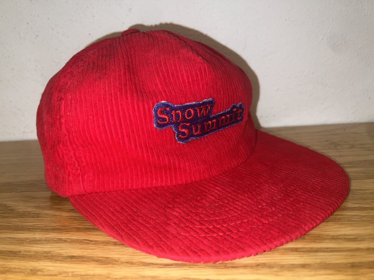 Other Vintage Snow Summit Big Bear Corduroy Hat Size ONE SIZE - 1 Thumbnail