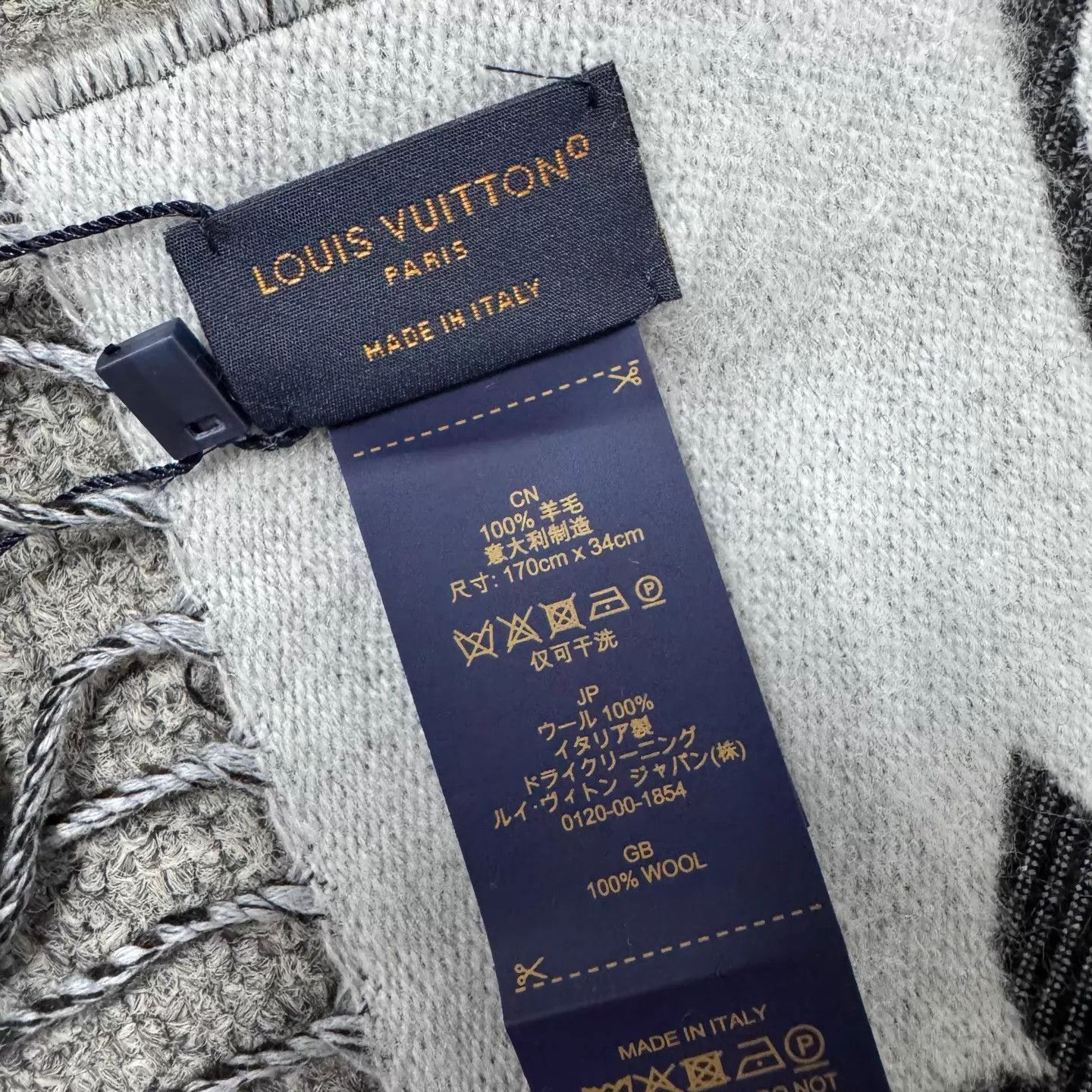Louis Vuitton LV Double Sided Monogram Wool Scarf Size ONE SIZE - 6 Thumbnail