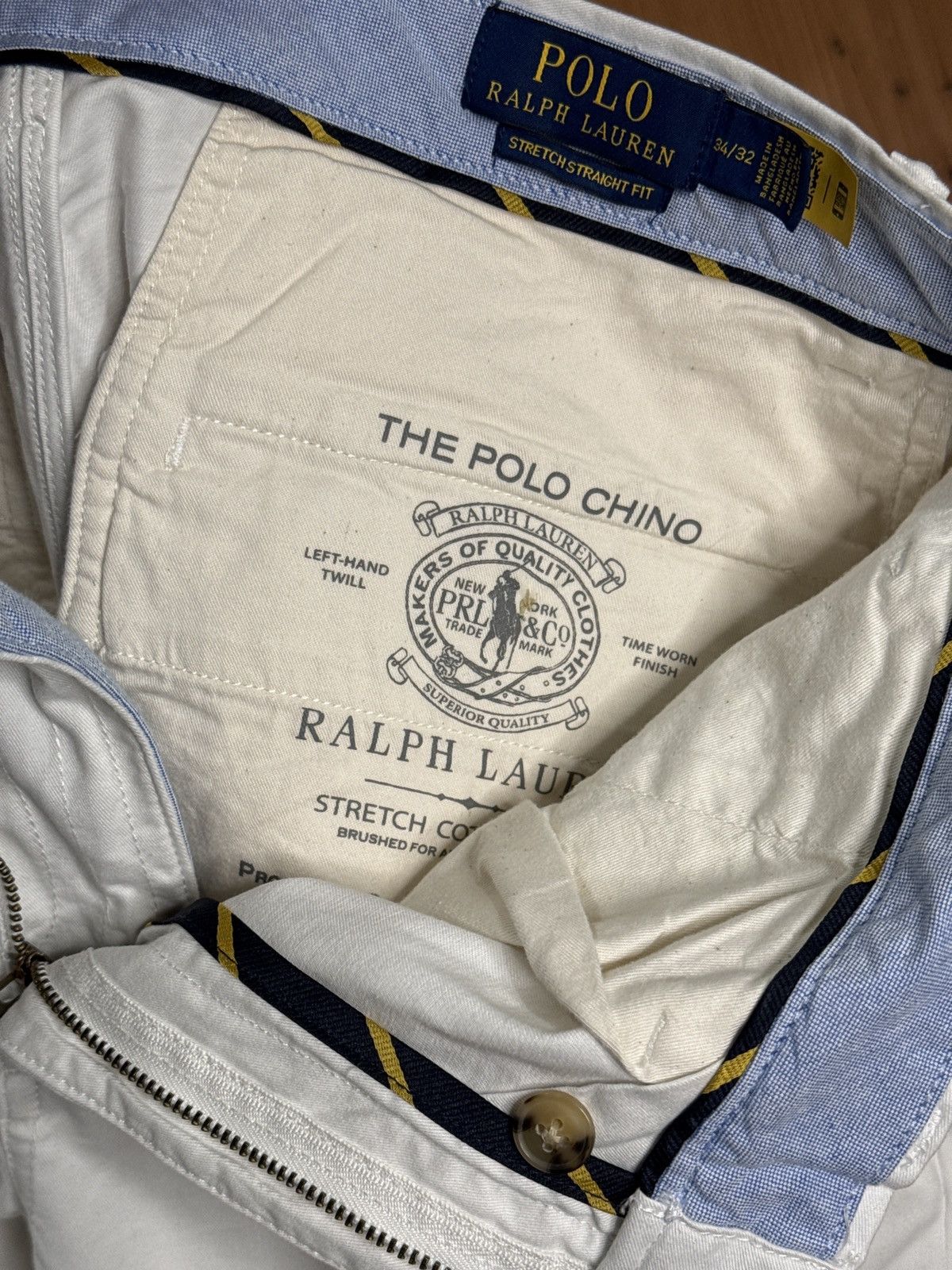 Polo Ralph Lauren Polo Ralph Lauren Bedford Stretch Straight Fit Chino Pant Size US 34 / EU 50 - 3 Thumbnail