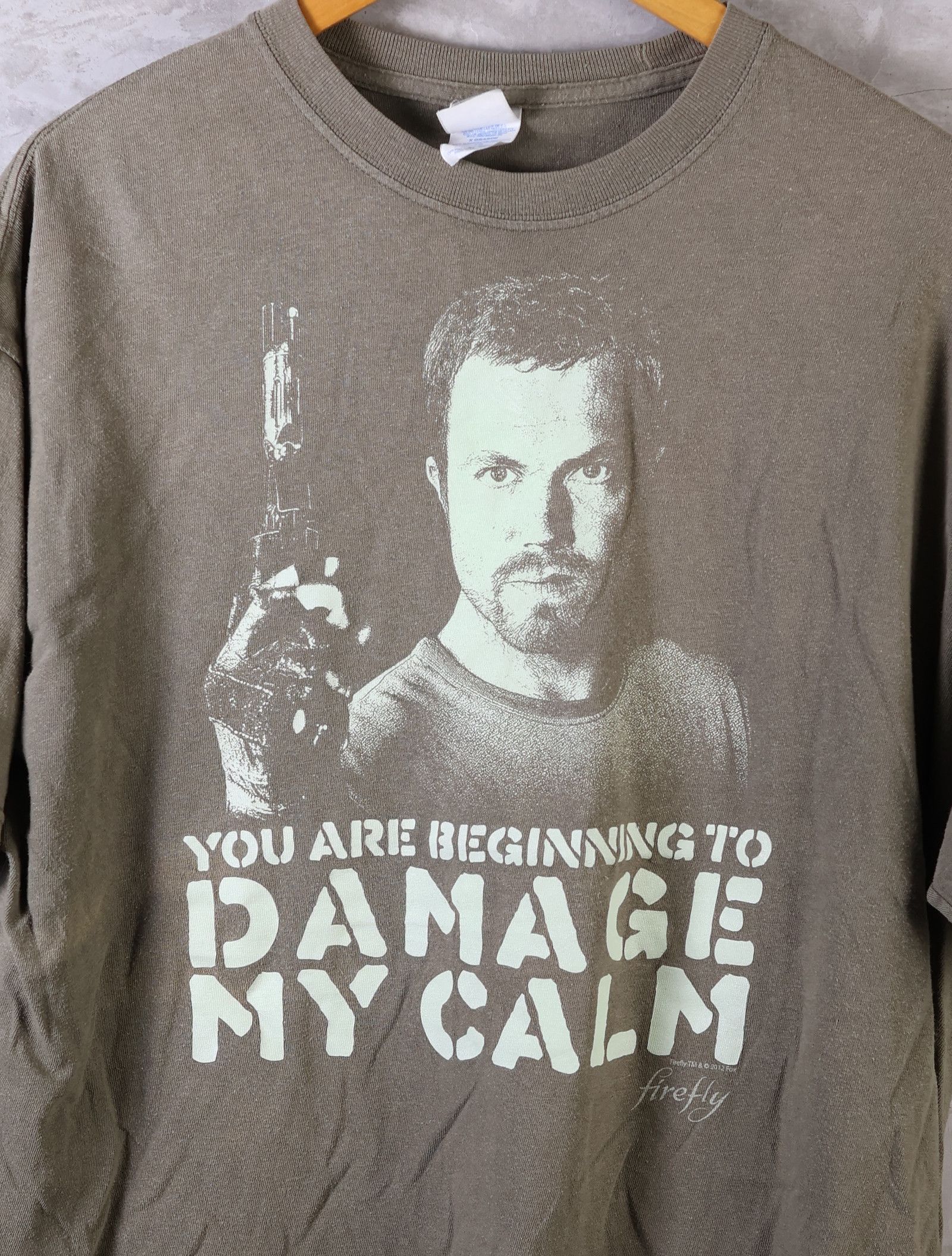 Fox Racing Firefly 'Damage My Calm' Tee XL - Faded Green Sci-Fi Promo Size US XL / EU 56 / 4 - 2 Thumbnail