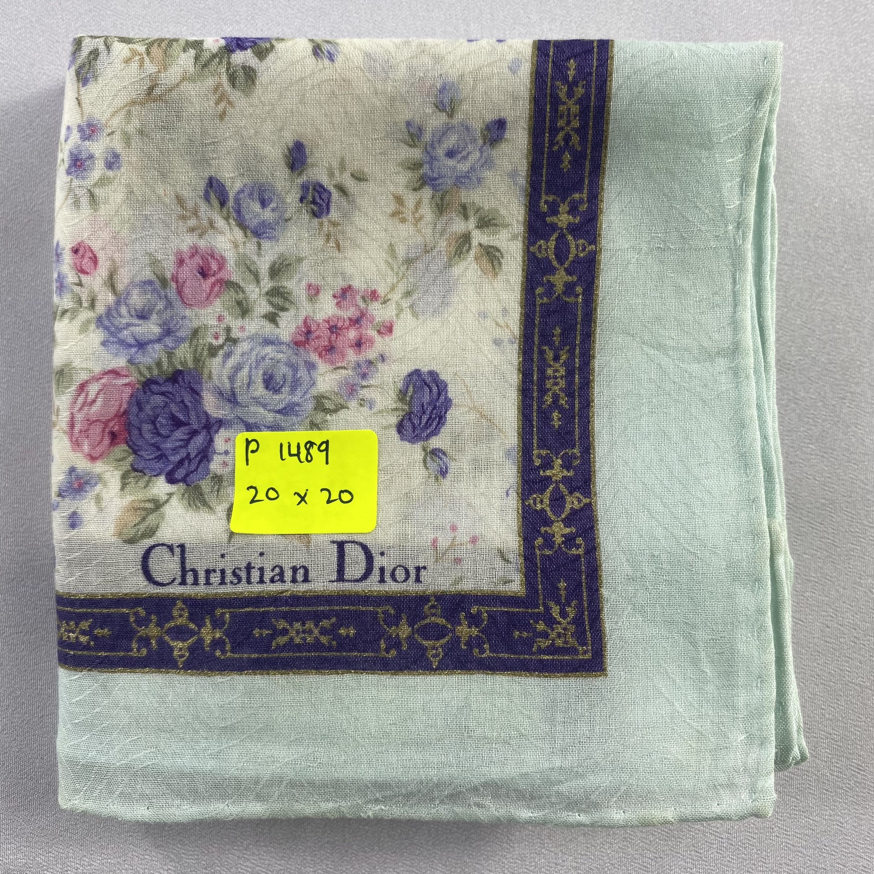 Vintage Christian Dior Monsieur Handkerchief / Neckerchief-P1489 Size ONE SIZE - 5 Thumbnail