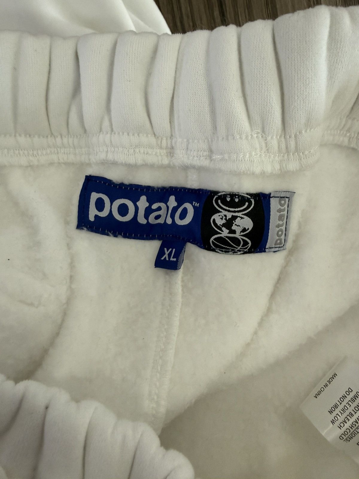 Imran Potato ‼️ Imran POTATO Cargo Heavyweight Sweat Pants White XL ‼️ Size US 36 / EU 52 - 4 Thumbnail