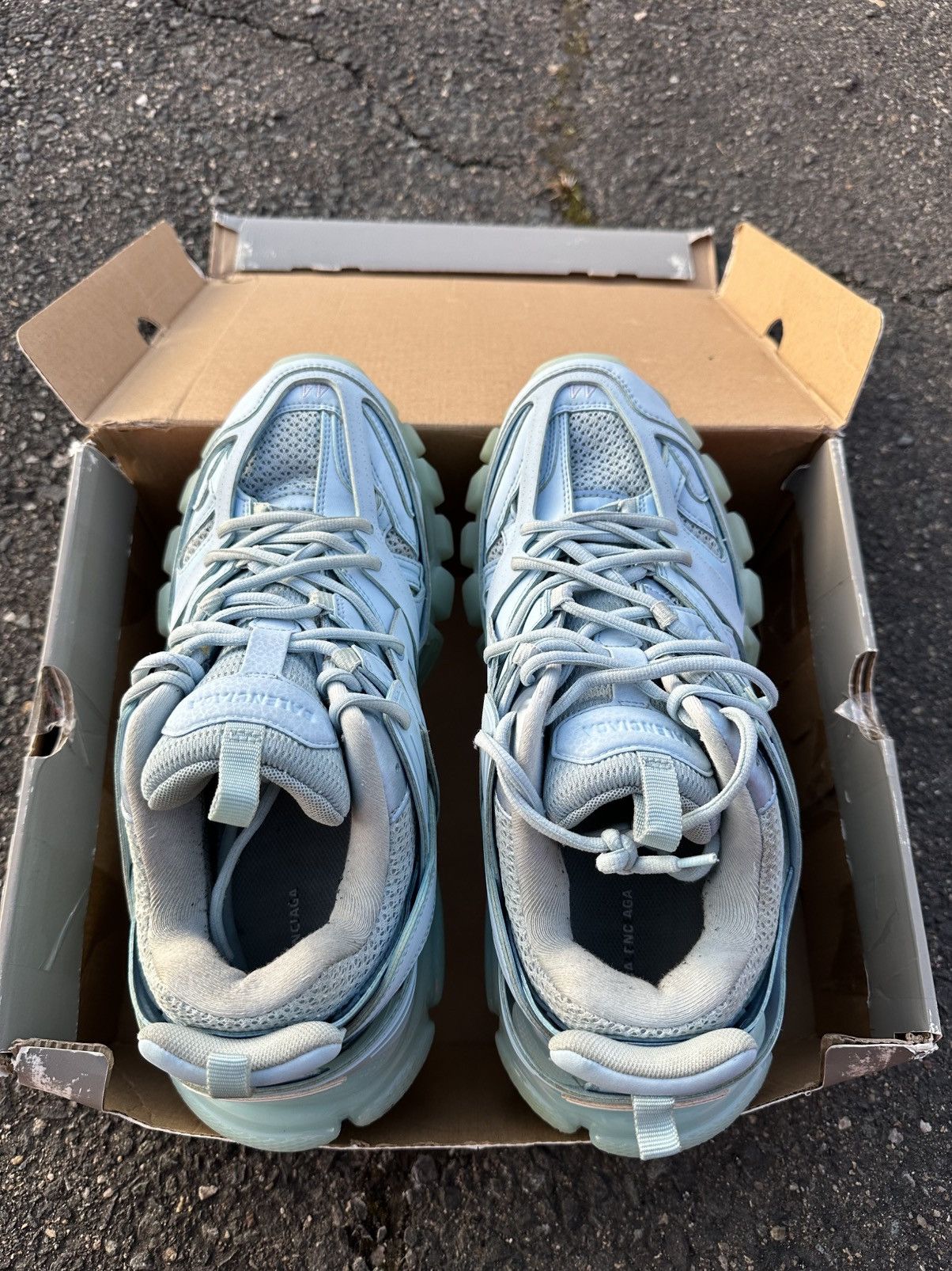 Balenciaga Balenciaga Track Blue Gel Size US 11 / EU 44 - 15 Thumbnail
