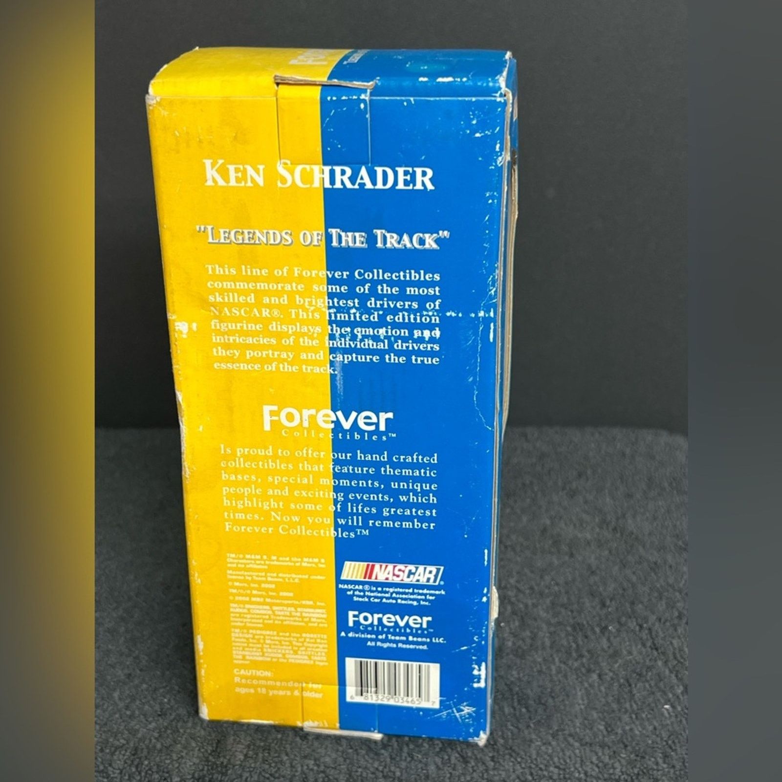 NASCAR Ken Schrader #36 M&M's NASCAR Bobblehead /20,036 - 2002 Size ONE SIZE - 3 Thumbnail