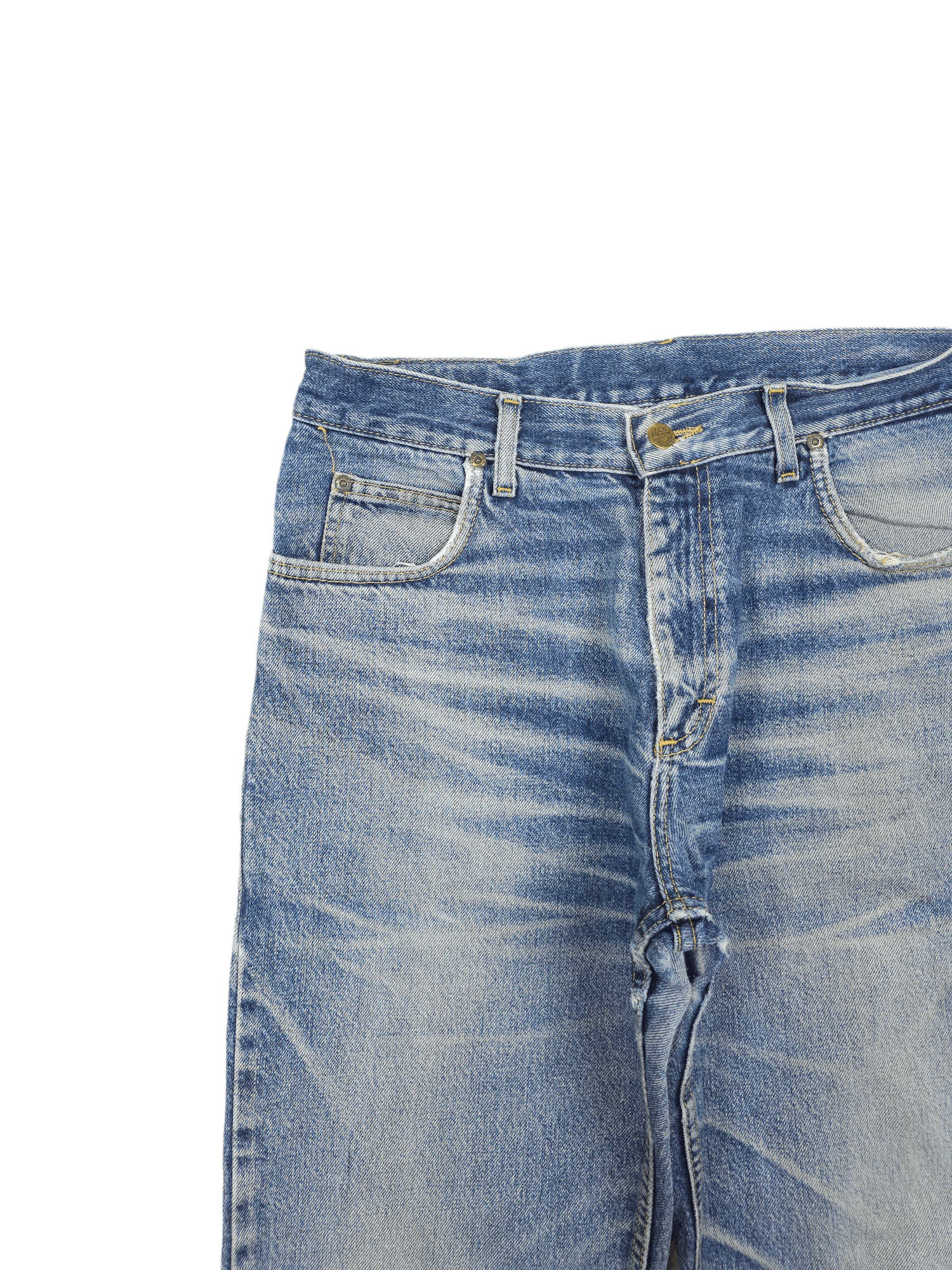 Japanese Brand × Lee × Vintage 💎 Size 34/30 Vintage 80's Lee Brooklyn Jeans Y2K Washed Size US 34 / EU 50 - 3 Thumbnail