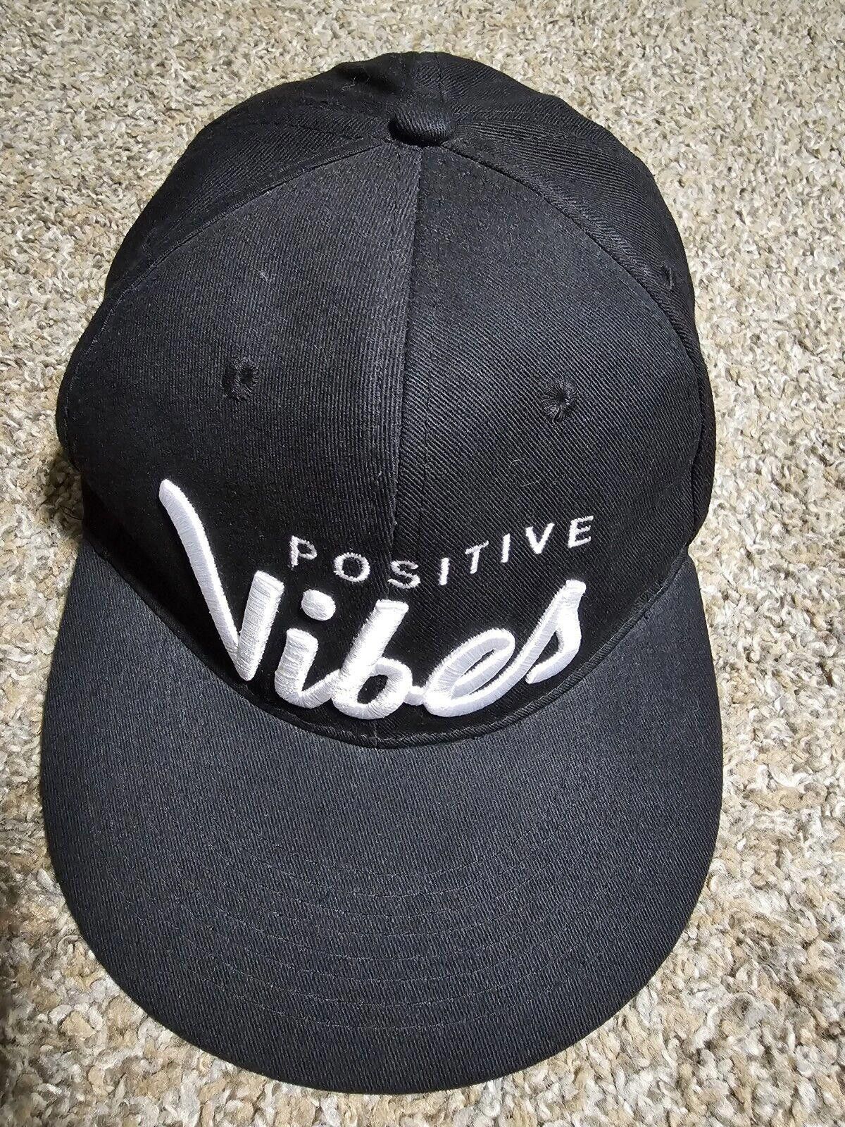 Designer Positive Vibes Snapback Hat Black Size ONE SIZE - 2 Thumbnail