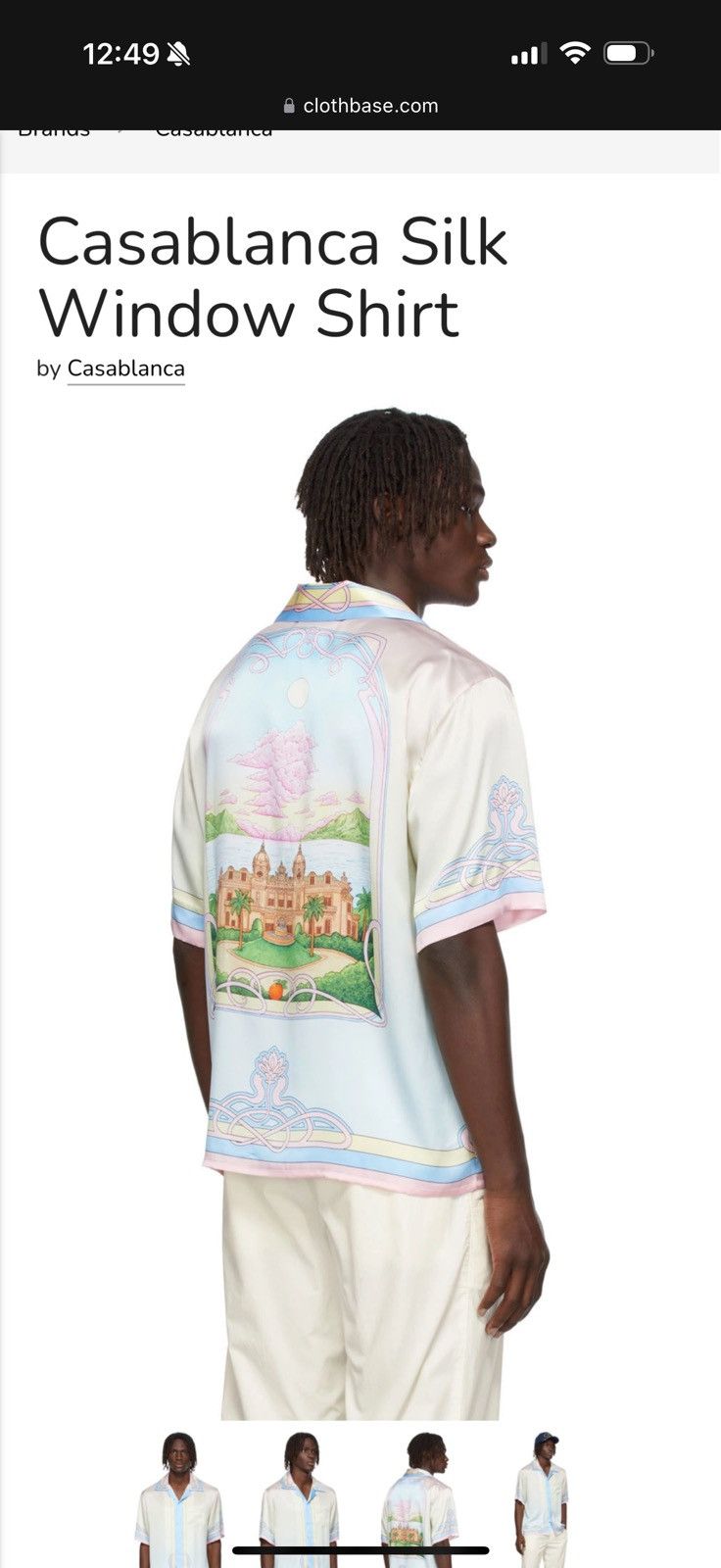 Casablanca Casablanca Silk Window Shirt Size US S / EU 44-46 / 1 - 1 Thumbnail