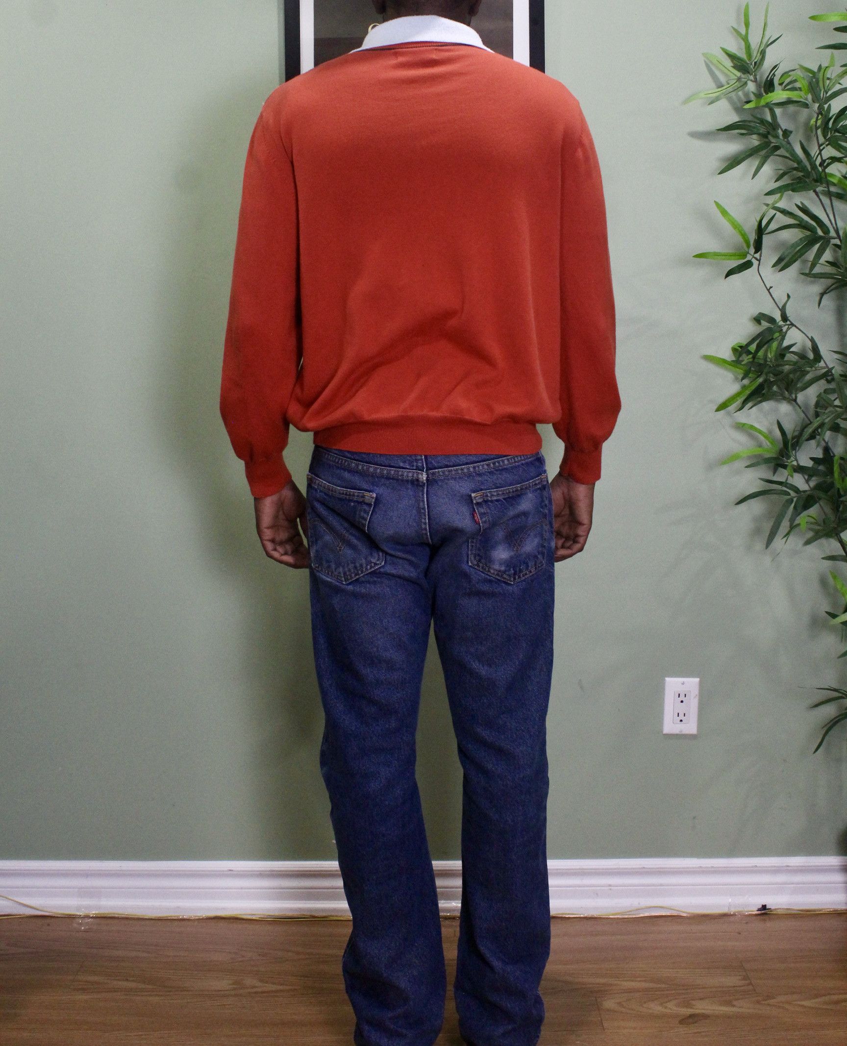 Vintage Vintage Argyle V neck Sweater Size US L / EU 52-54 / 3 - 4 Thumbnail