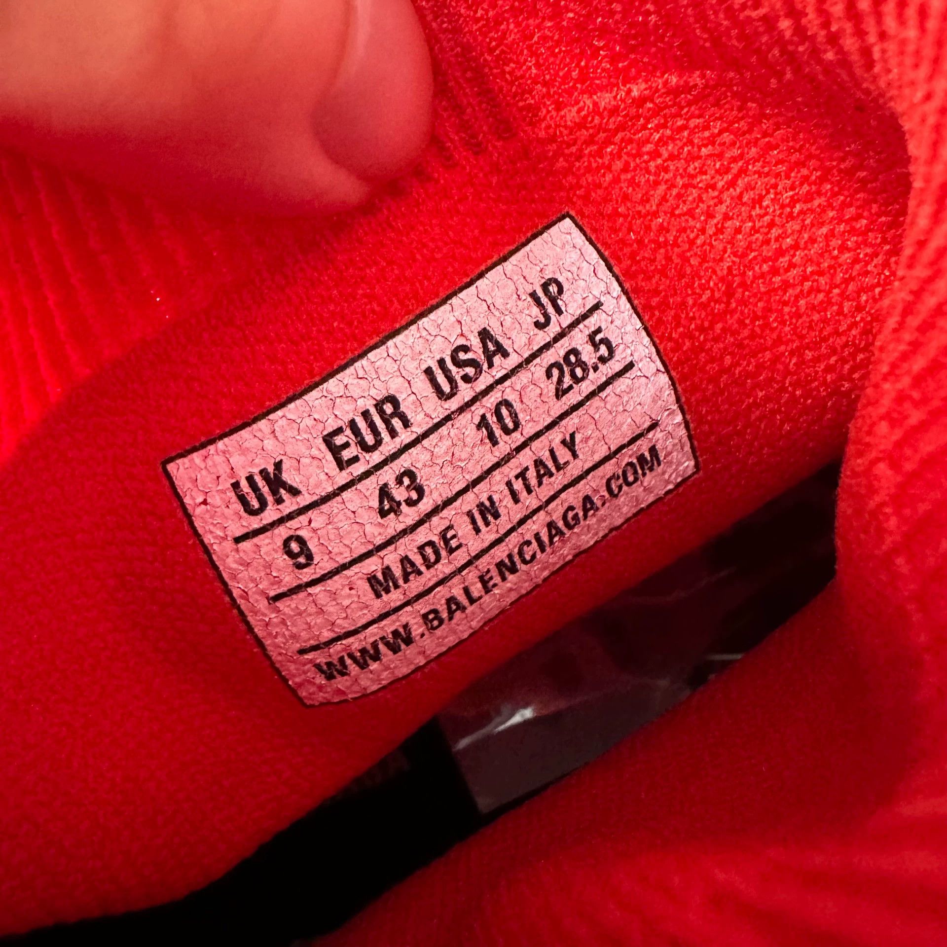 Balenciaga Balenciaga Speed Trainer Bright Red 45 Size US 10 / EU 43 - 6 Thumbnail