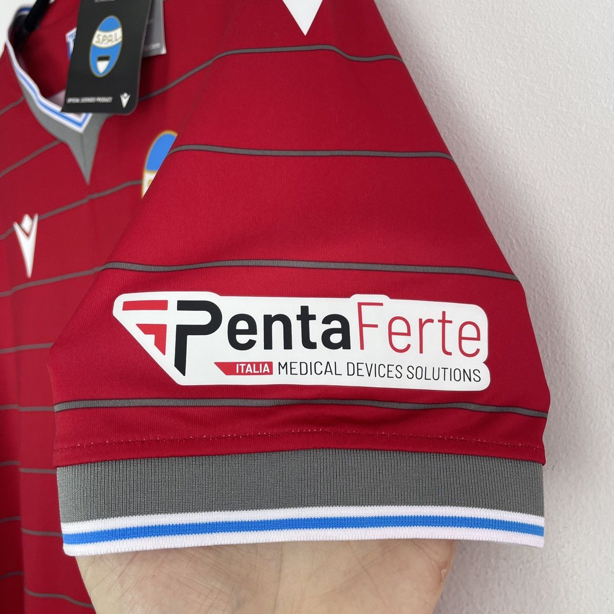 Macron SPAL Away Macron Jersey Shirt Men 2020/2021 size XL Size US XL / EU 56 / 4 - 5 Thumbnail