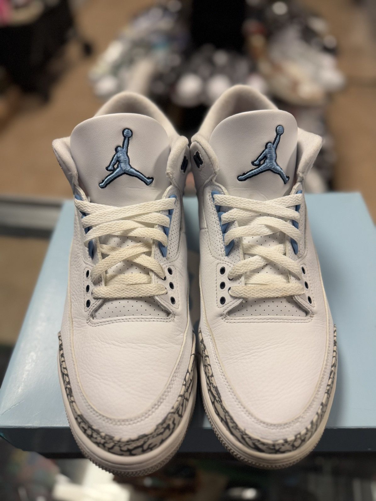Jordan Brand Jordan 3 UNC (CT8532-104) Size 12 🧼 W/ BOX Size US 12 / EU 45 - 9 Thumbnail