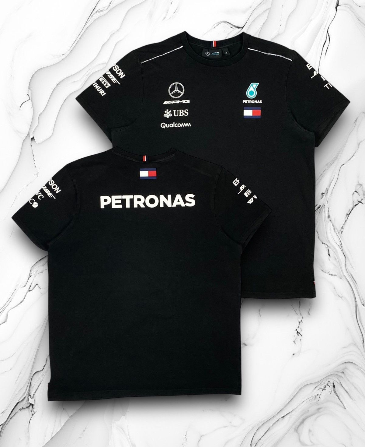 Mercedes-Benz Mercedes Benz AMG Patronas Pirelli Formula One Racing Tee Size US XL / EU 56 / 4 - 1 Thumbnail