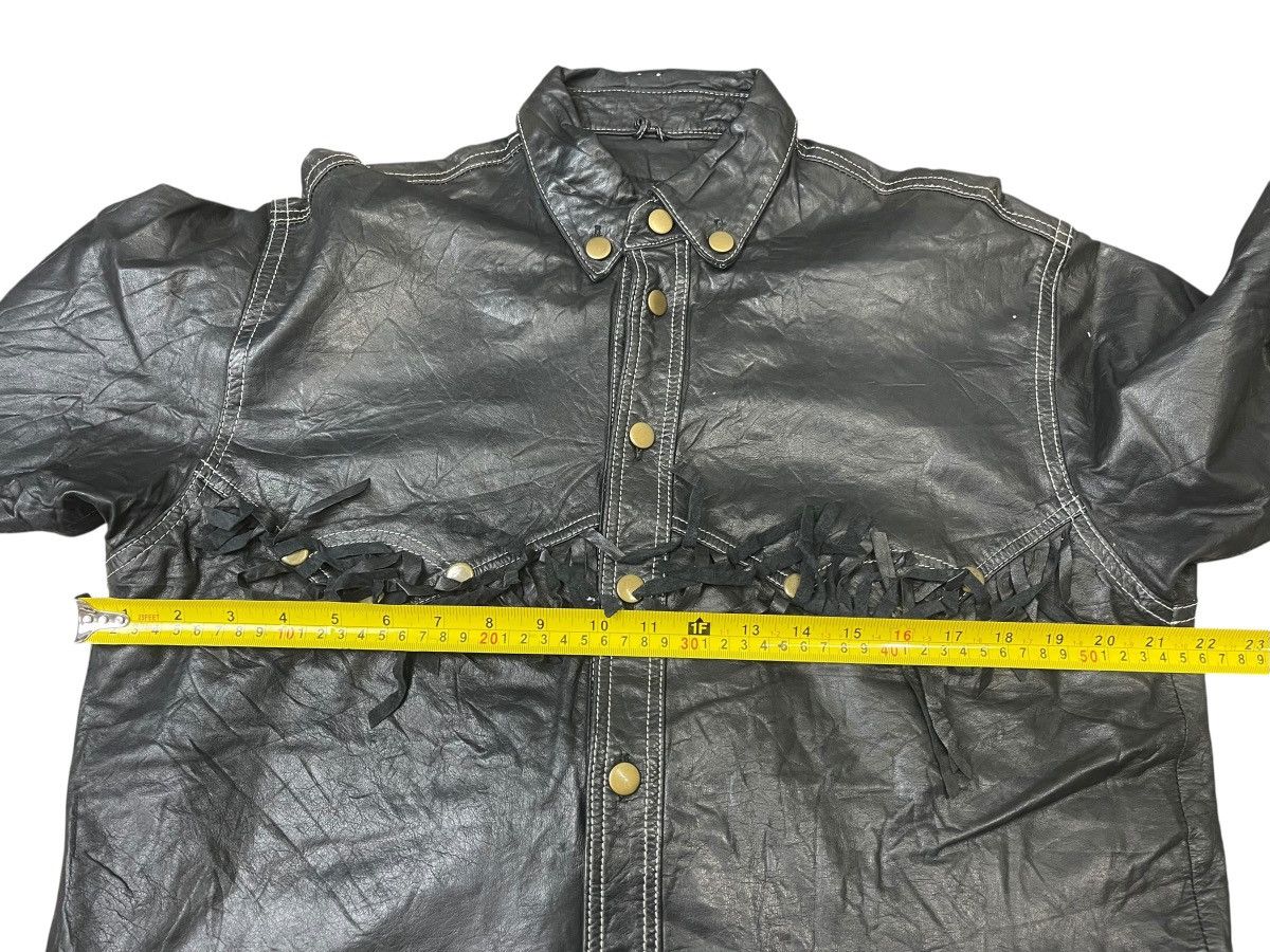 Leather Vintage Cowboy Leather Jacket Size US L / EU 52-54 / 3 - 7 Thumbnail