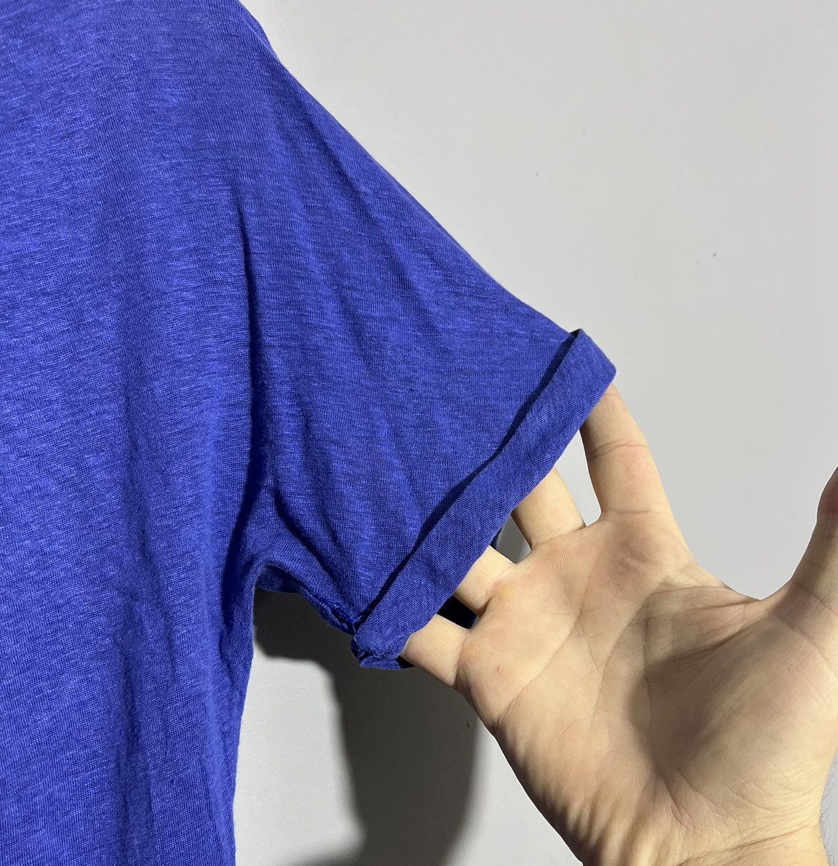 Max Mara × Vintage Vintage Max Mara Blue T-Shirt Size S / US 4 / IT 40 - 3 Thumbnail