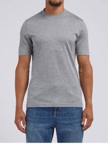 image of Brunello Cucinelli O1W1Db10524 T-Shirts In Dark Grey, Men's (Size Small)
