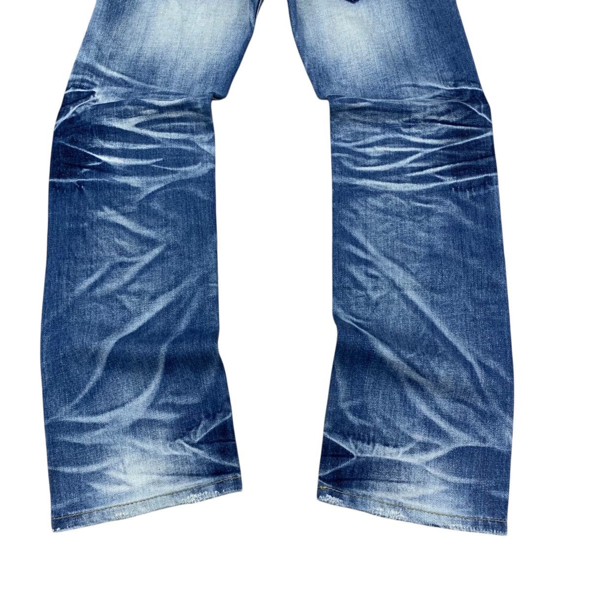 Beauty Beast Vintage Lolita Distressed Jeans Ripped Blue Faded Size US 28 / EU 44 - 12 Thumbnail