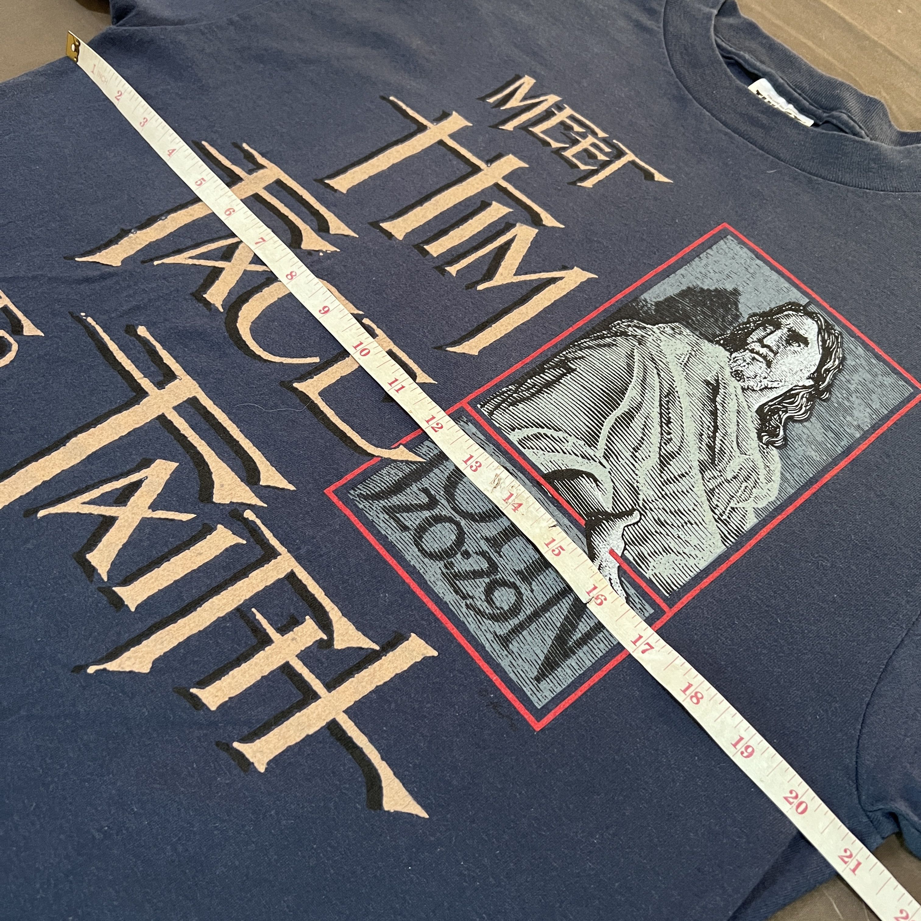 Other Vintage 90s Jesus God Bible Holy Promo Tee Size US L / EU 52-54 / 3 - 6 Thumbnail