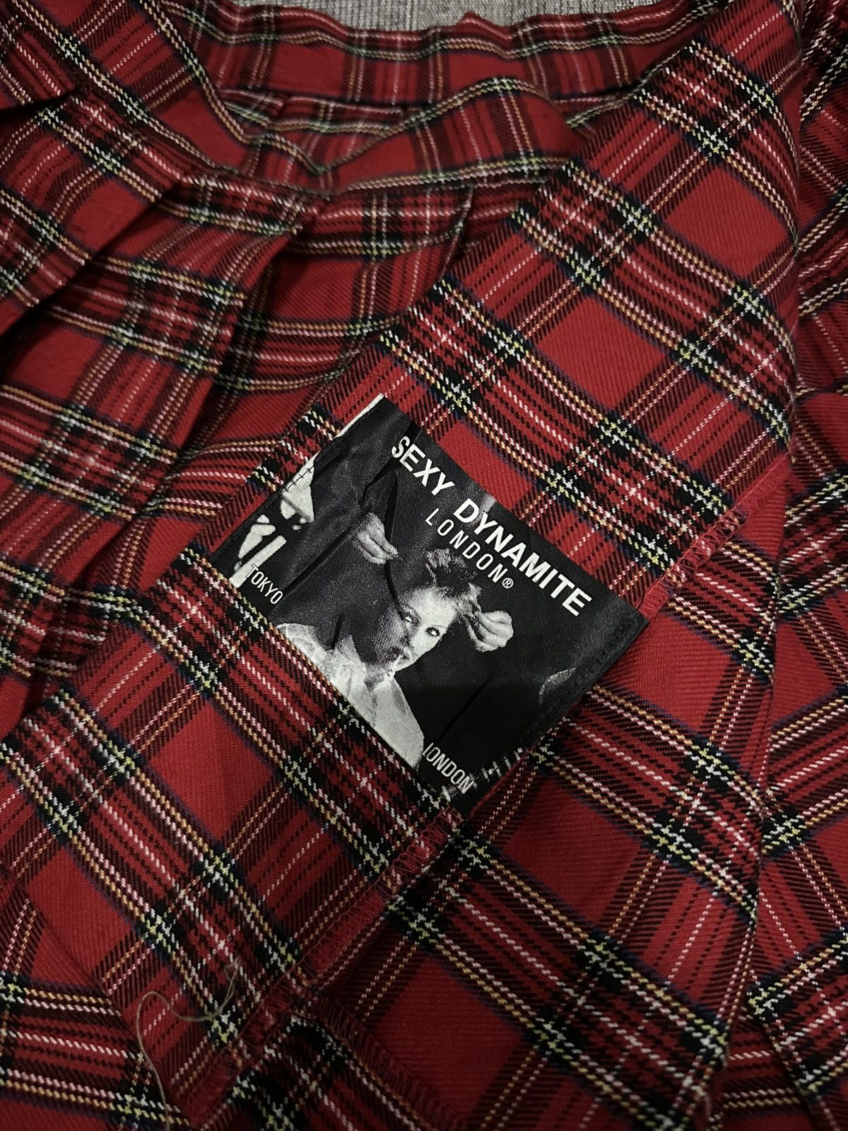 Seditionaries RARE‼️Vintage SEXY DYNAMITE Tartan Plaid Punk Goth Mini Skirt Size 28" / US 6 / IT 42 - 5 Thumbnail