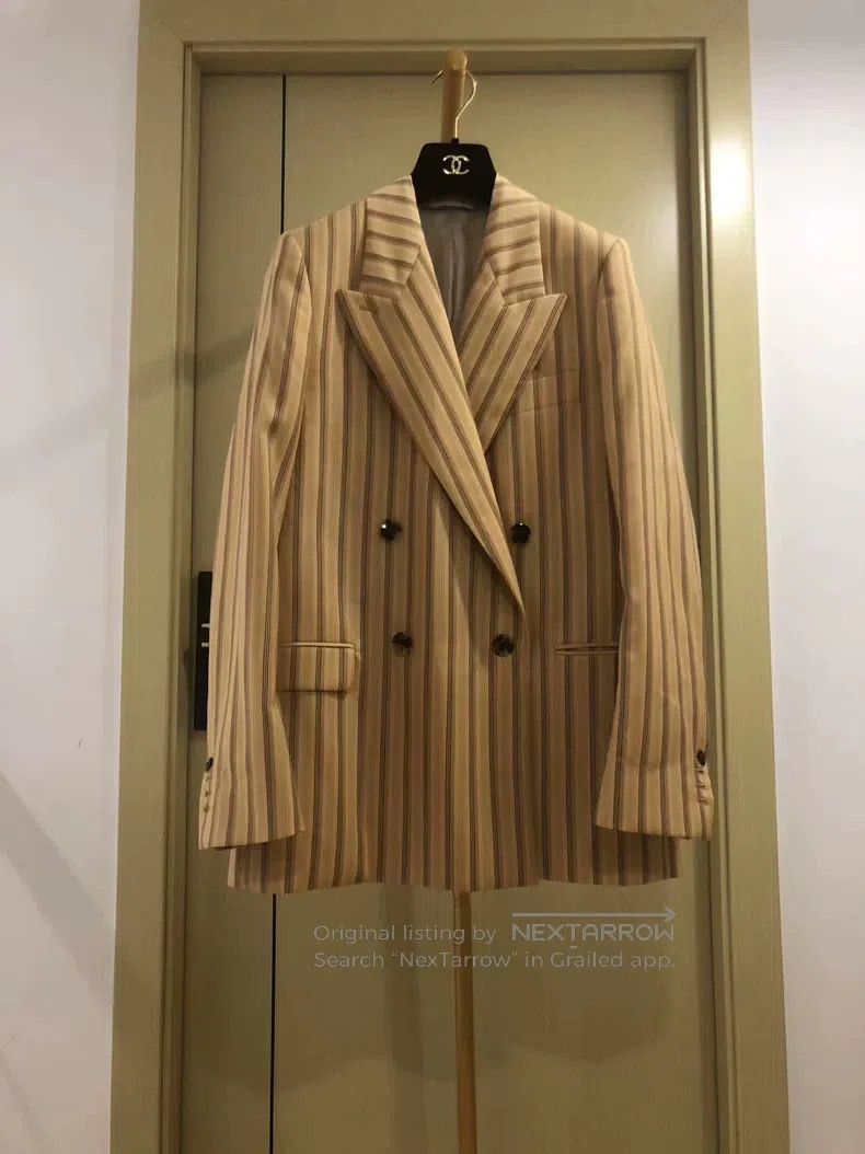 Acne Studios Acne Studios Wool Striped Blazer Jacket Size XS / US 0-2 / IT 36-38 - 1 Thumbnail