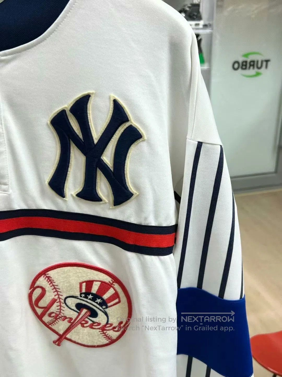 Gucci gucci x mlb long sleeve baseball shirt white. Size US M / EU 48-50 / 2 - 3 Thumbnail