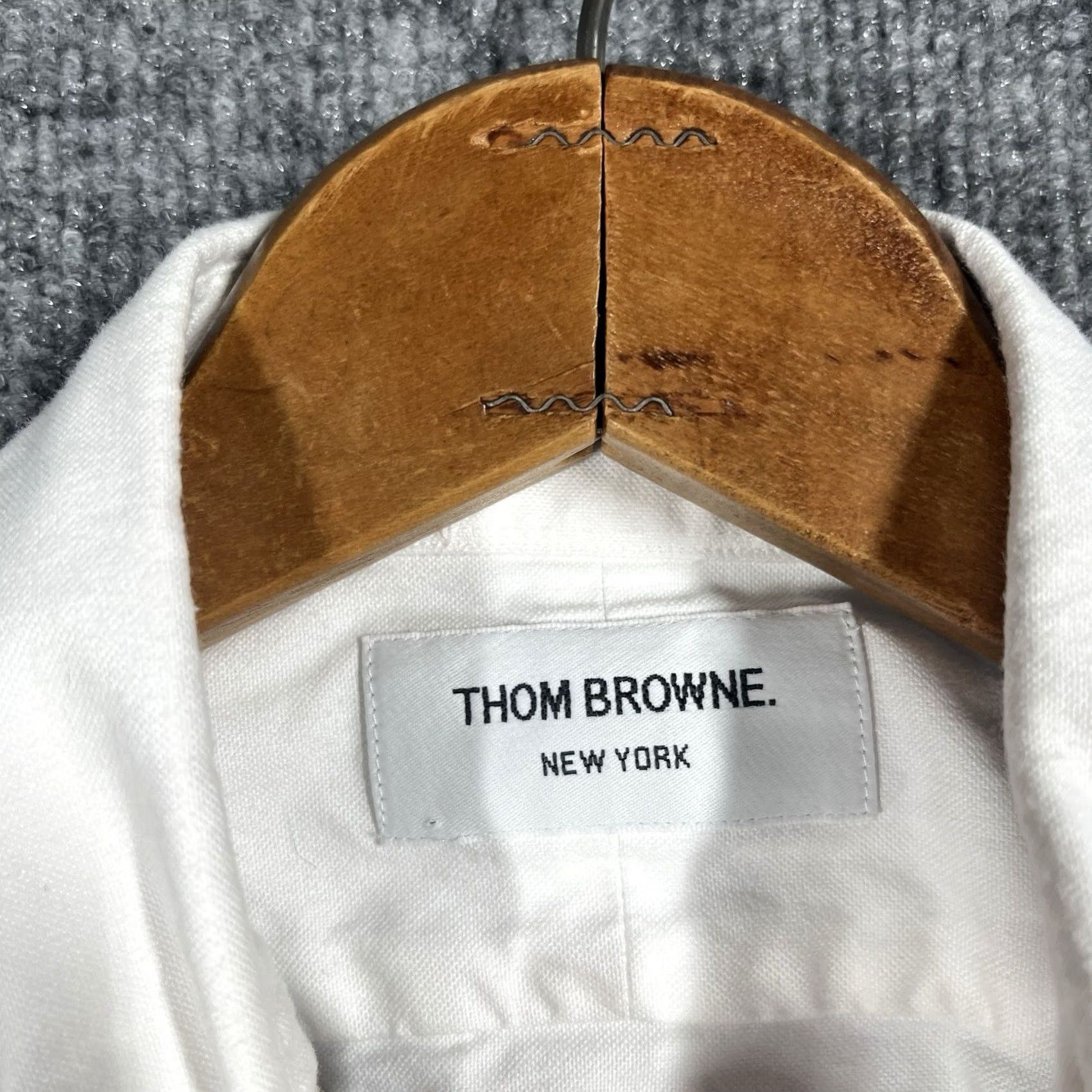 Thom Browne Thom Browne Shirt Mens Size 2 Medium White Short Sleeve Size US M / EU 48-50 / 2 - 5 Thumbnail