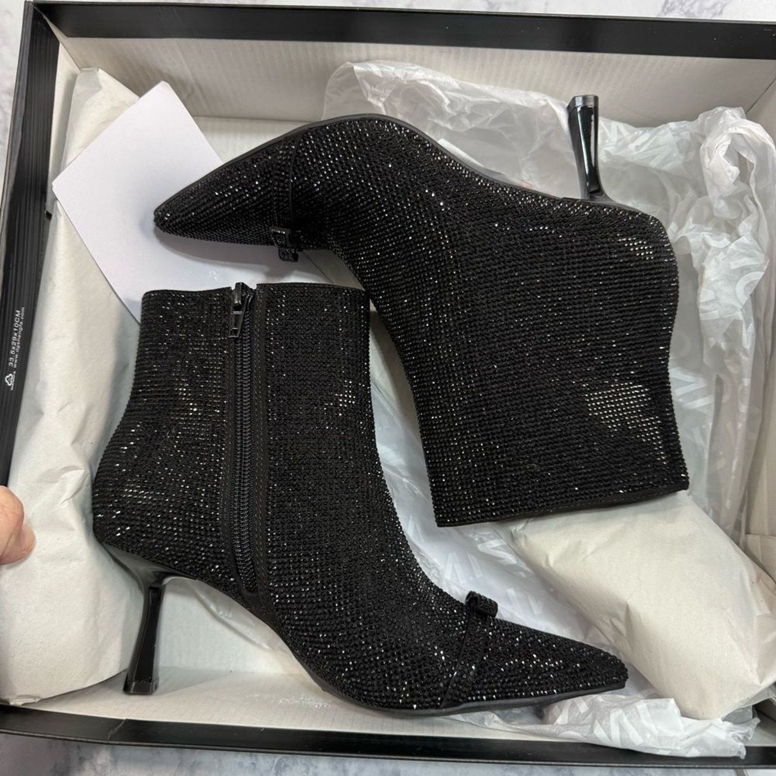 Macys INC Womens Delphia Embellished Boots Size 7 NEW #K712 Size US 7 / EU 40 - 6 Thumbnail