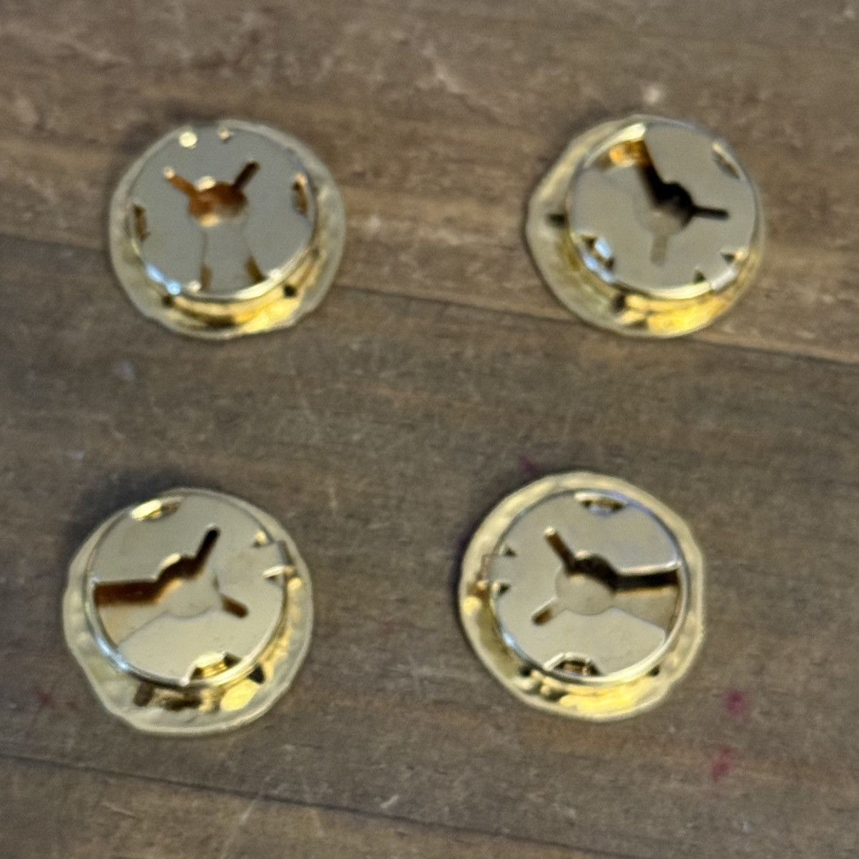 Vintage Vintage gold tone sand dollar button covers Size ONE SIZE - 4 Thumbnail