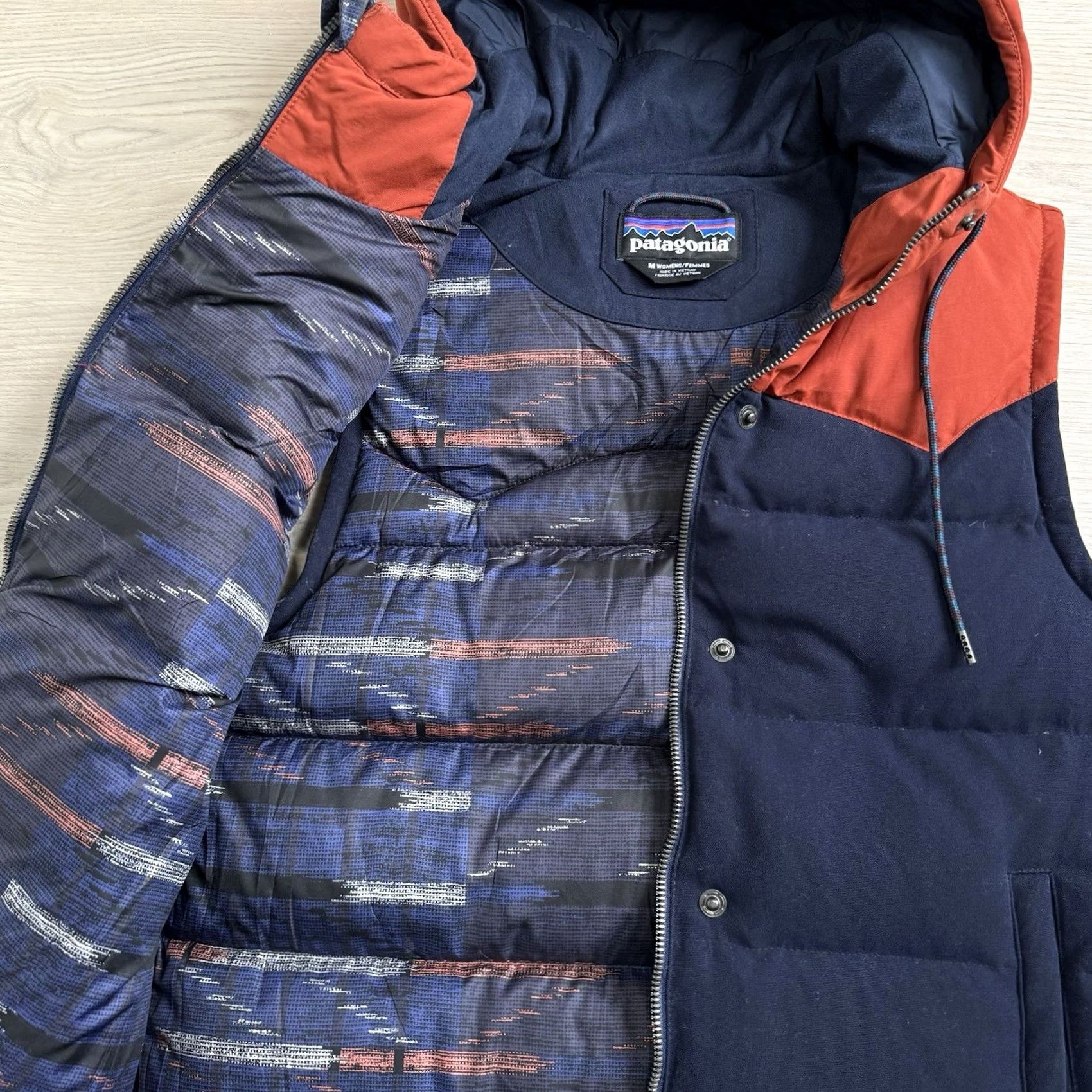 Patagonia Patagonia Bivy Vest Women’s Medium Navy Blue Full Zip Hooded Outdoor Size M / US 6-8 / IT 42-44 - 5 Thumbnail