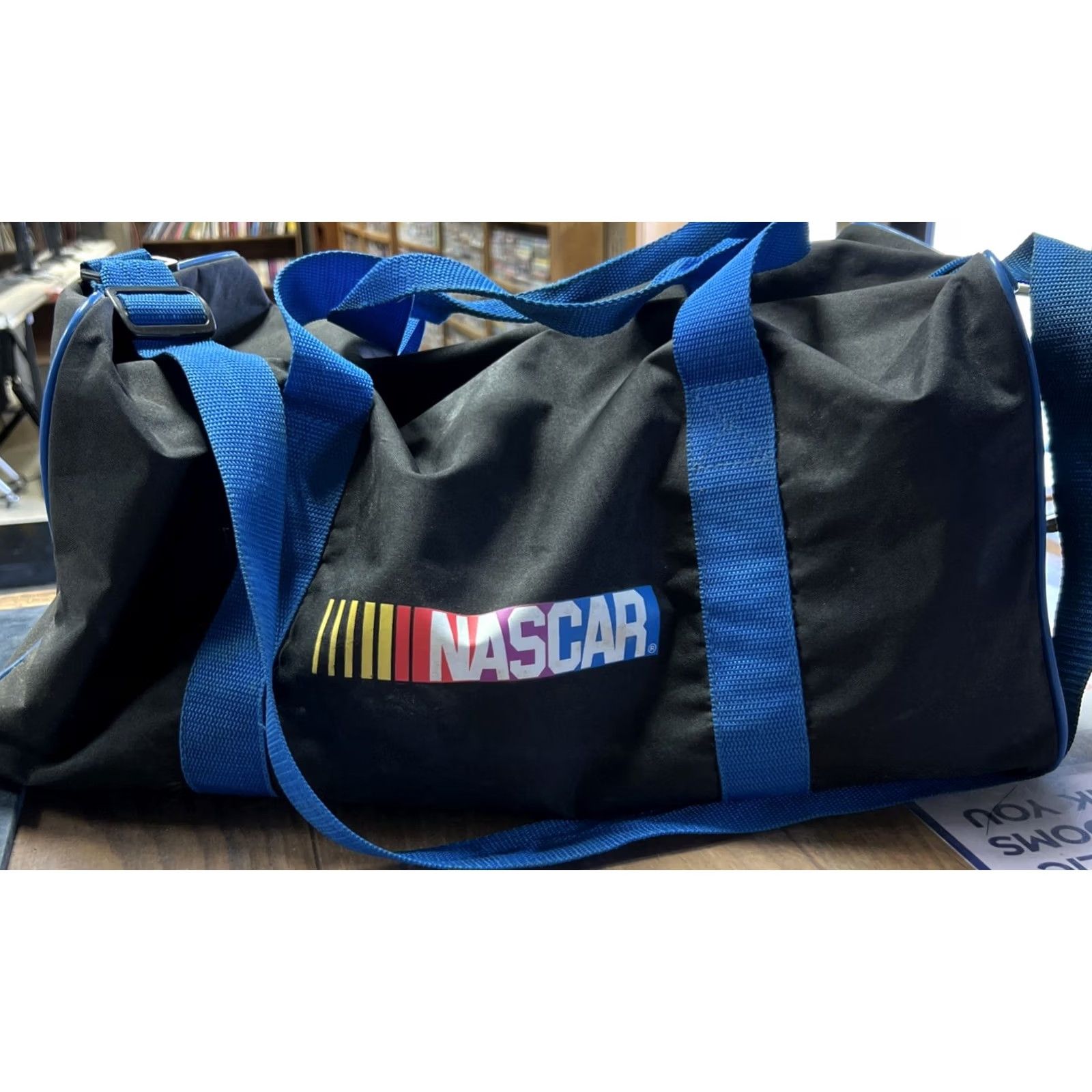 NASCAR NASCAR MBNA Motorsports Duffle Bag Mens Medium Black Nylon Size ONE SIZE - 2 Thumbnail