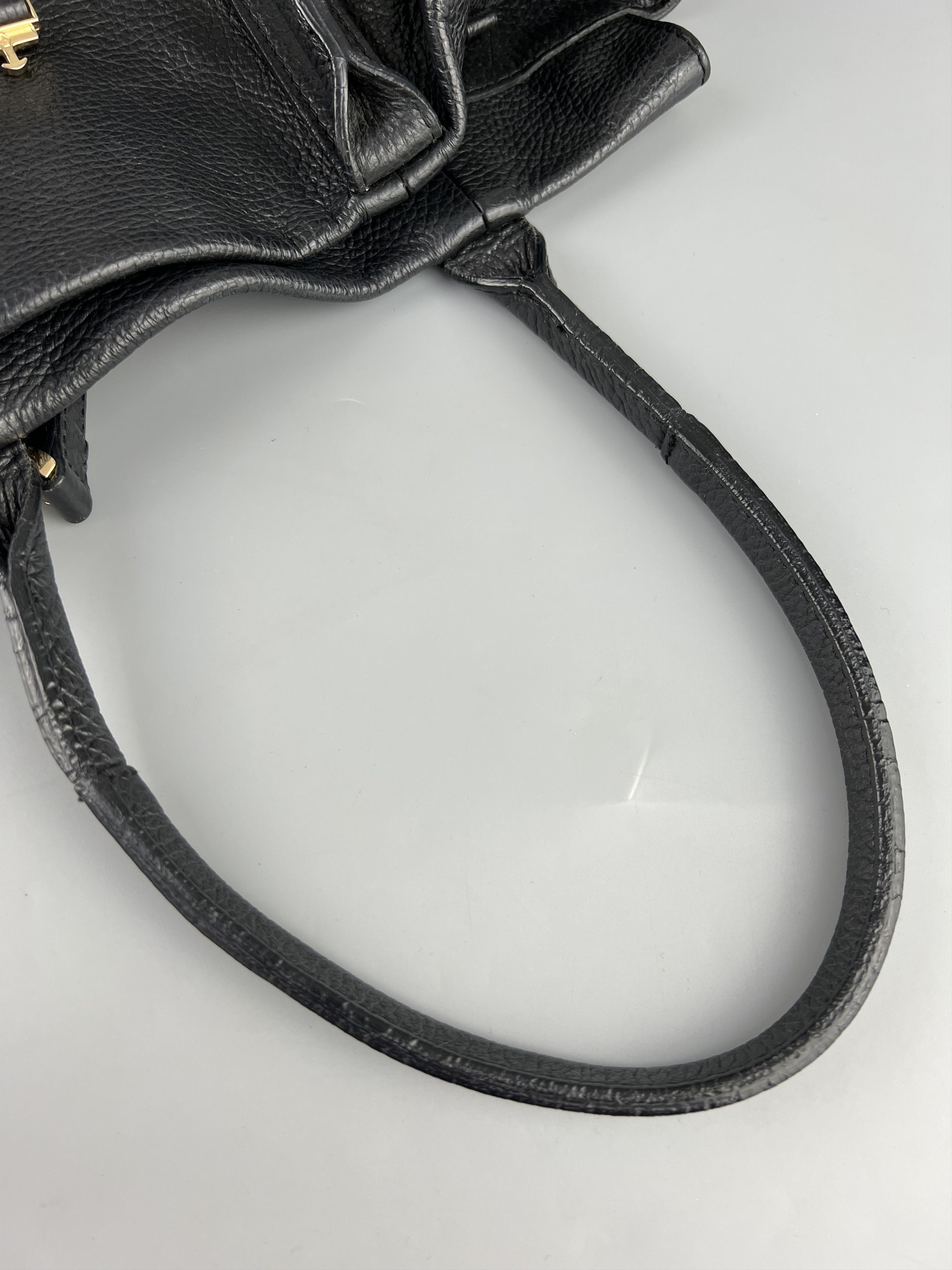 Gianni Chiarini Gianni Chiarini Black Leather Shoulder Bag Size ONE SIZE - 8 Thumbnail