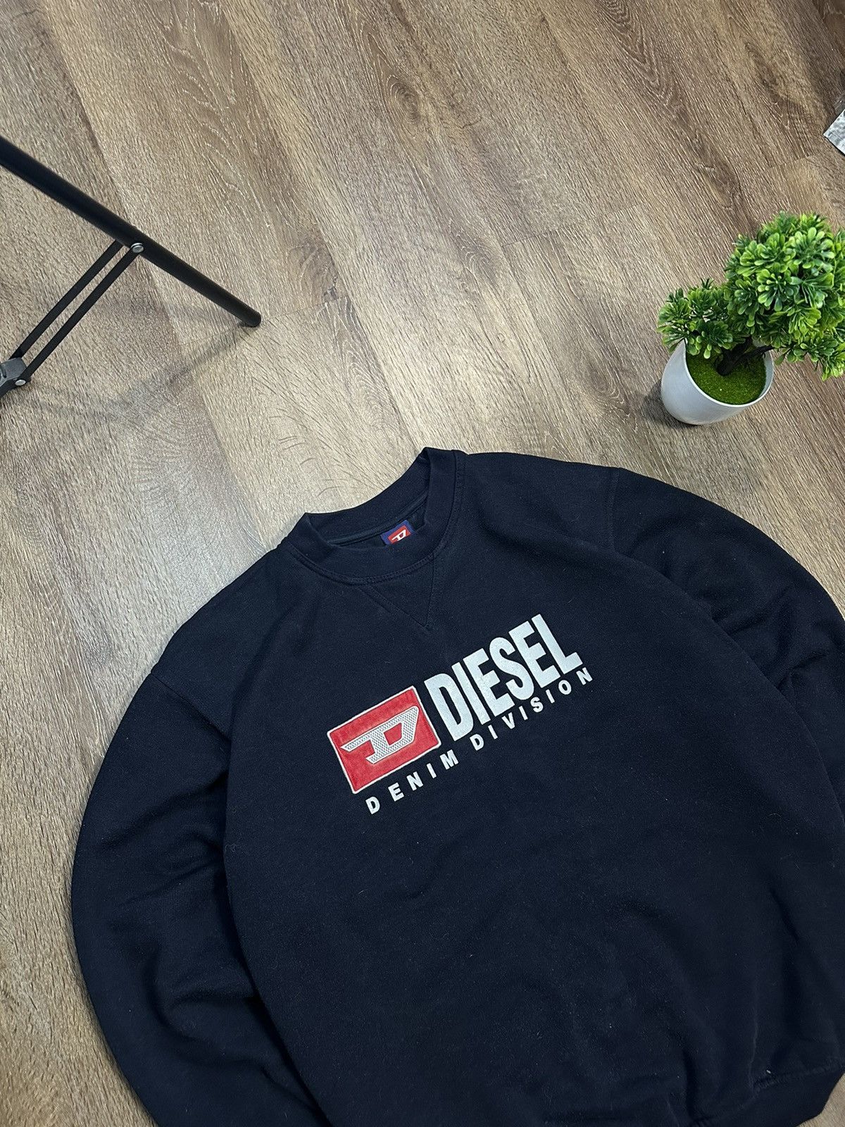 Diesel Diesel Vintage Hoodie 90s Big Logo Y2K Size US XL / EU 56 / 4 - 2 Thumbnail