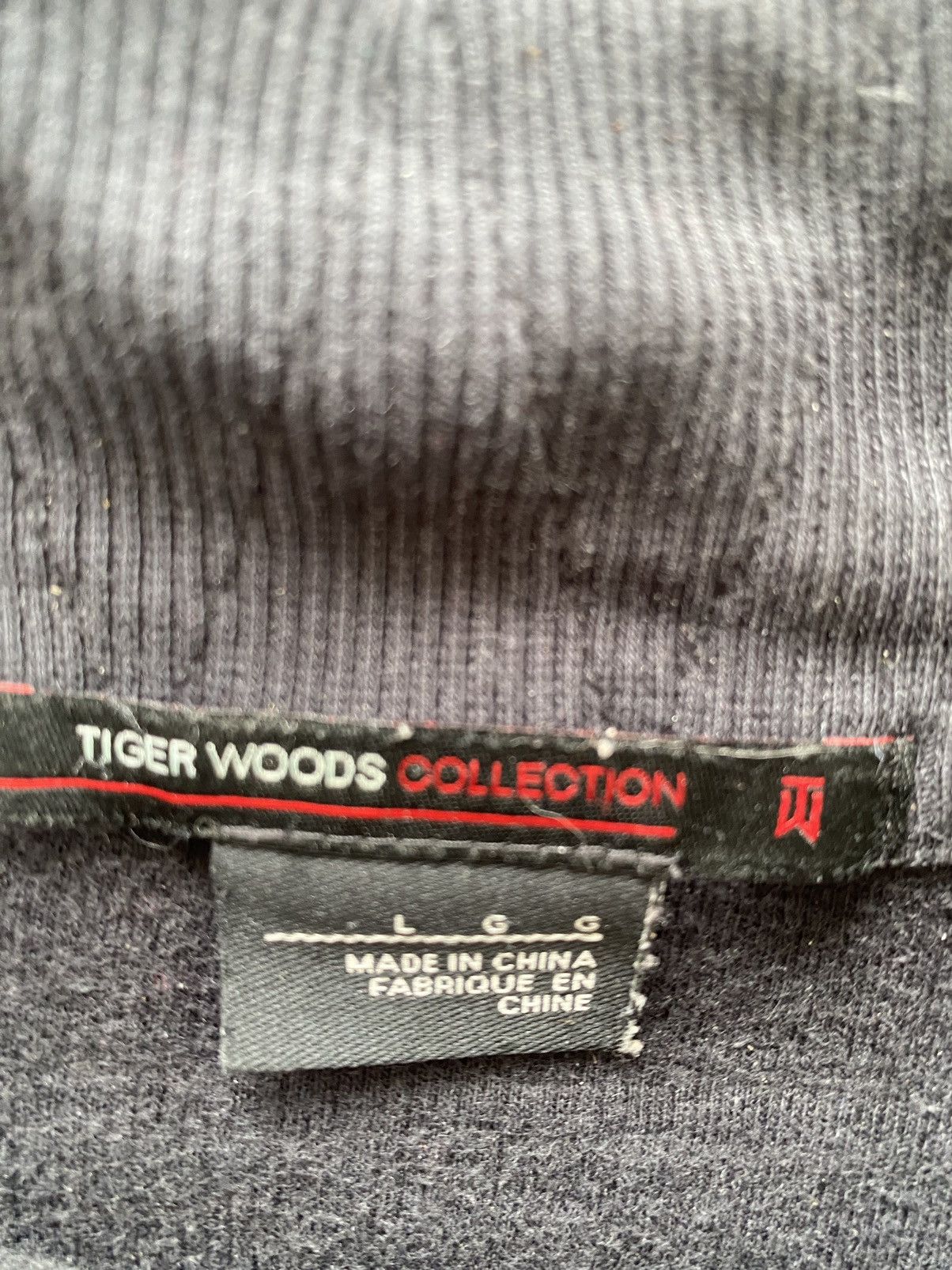 Nike × Vintage NIKE TIGER WOODS COLLECTION MIDZIPPER SWEATER Size US L / EU 52-54 / 3 - 3 Thumbnail