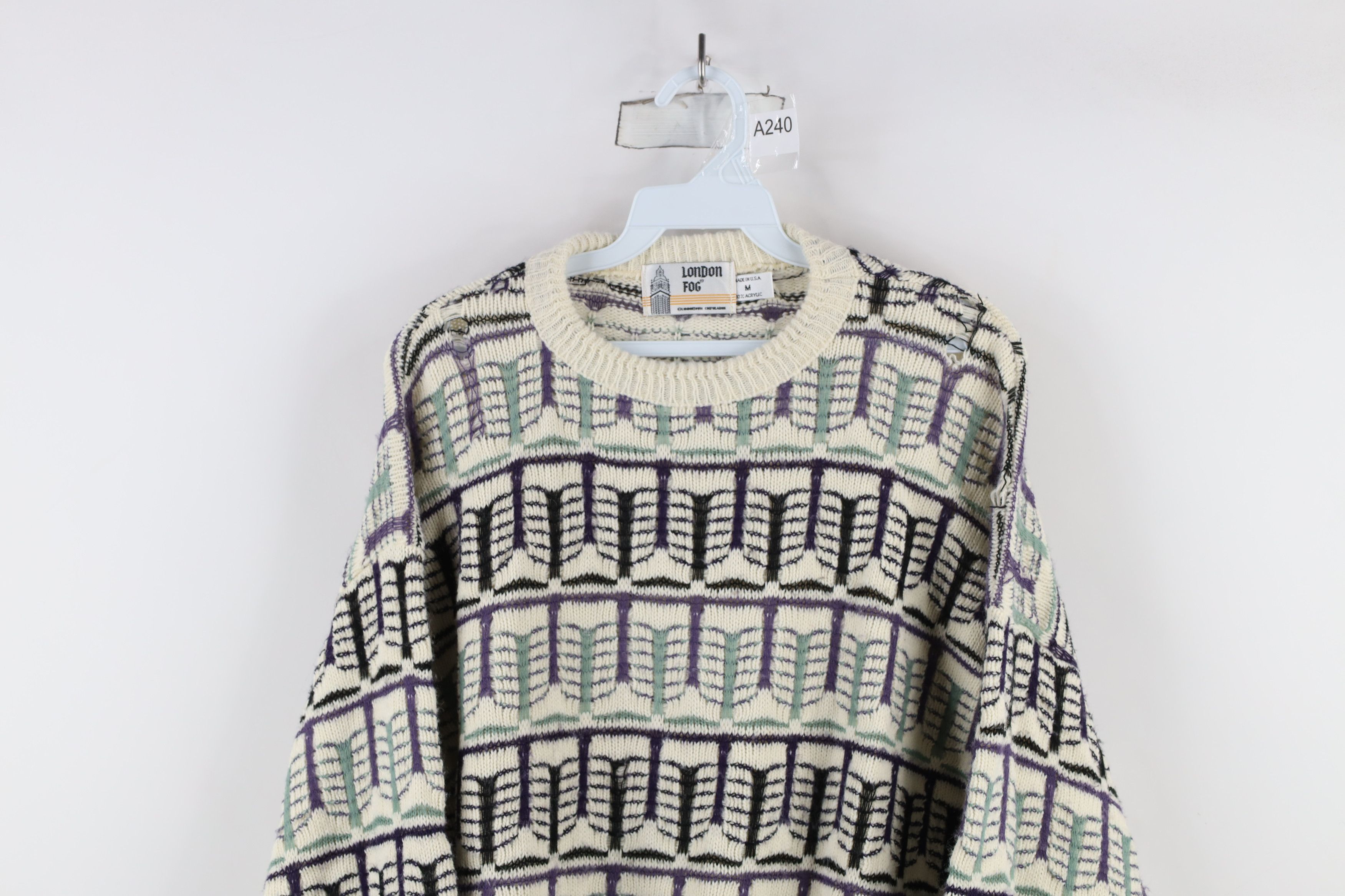 Vintage Vintage 90s Coogi Style Ed Bassmaster Knit Sweater USA Size US M / EU 48-50 / 2 - 2 Thumbnail