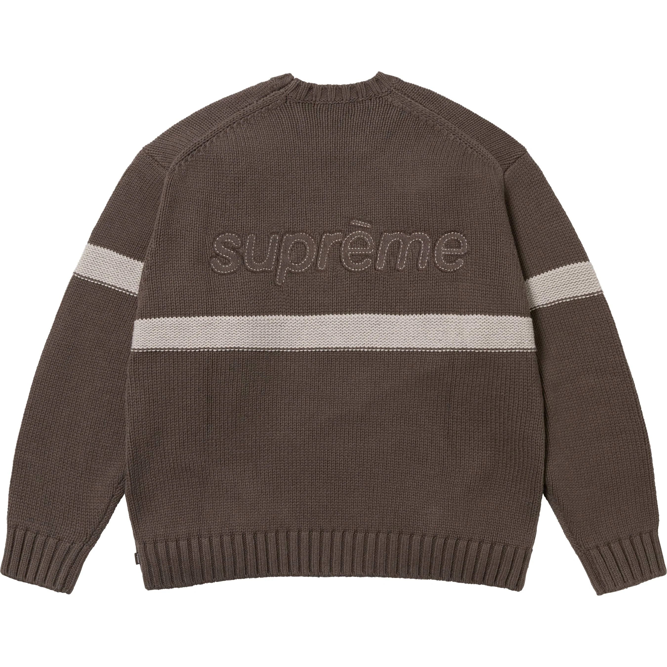 新品Supreme Tonal Appliqué Sweater M size Supreme Tonal Appliqué Sweater
