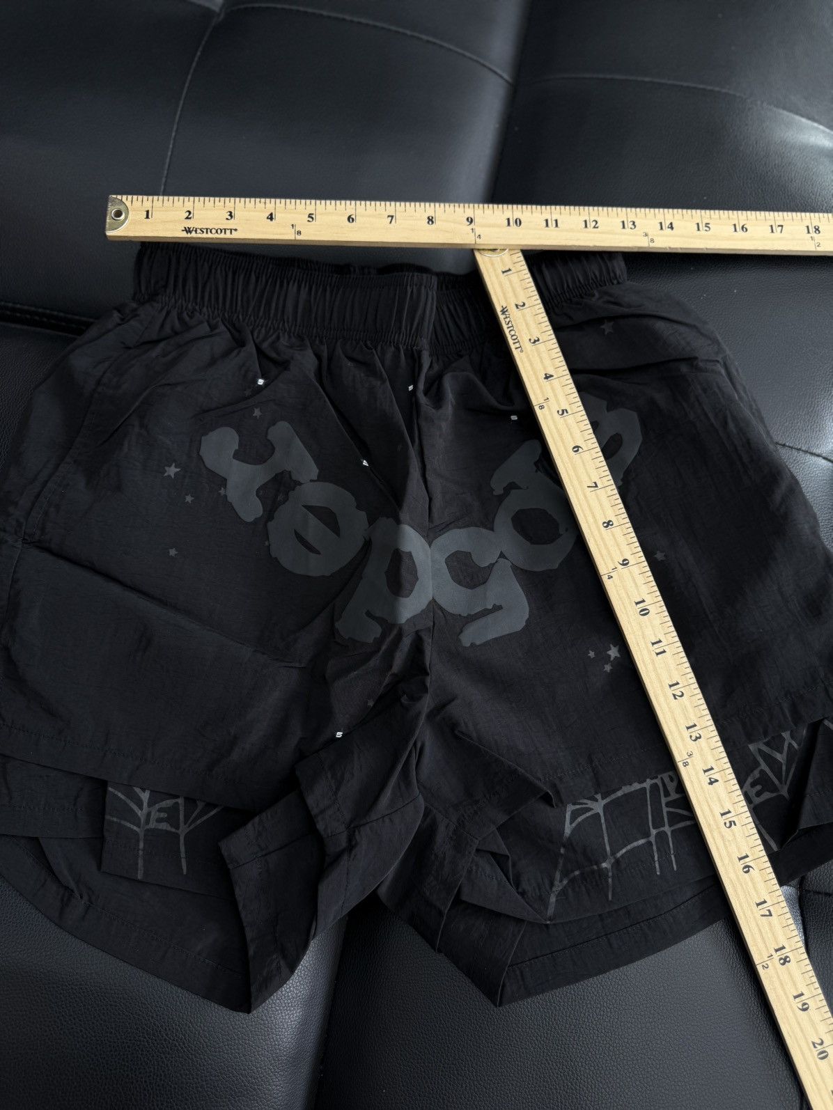 Sp5der Sp5der Double Layer WEB Shorts Size XS (NEW) Black Size US 28 / EU 44 - 11 Thumbnail