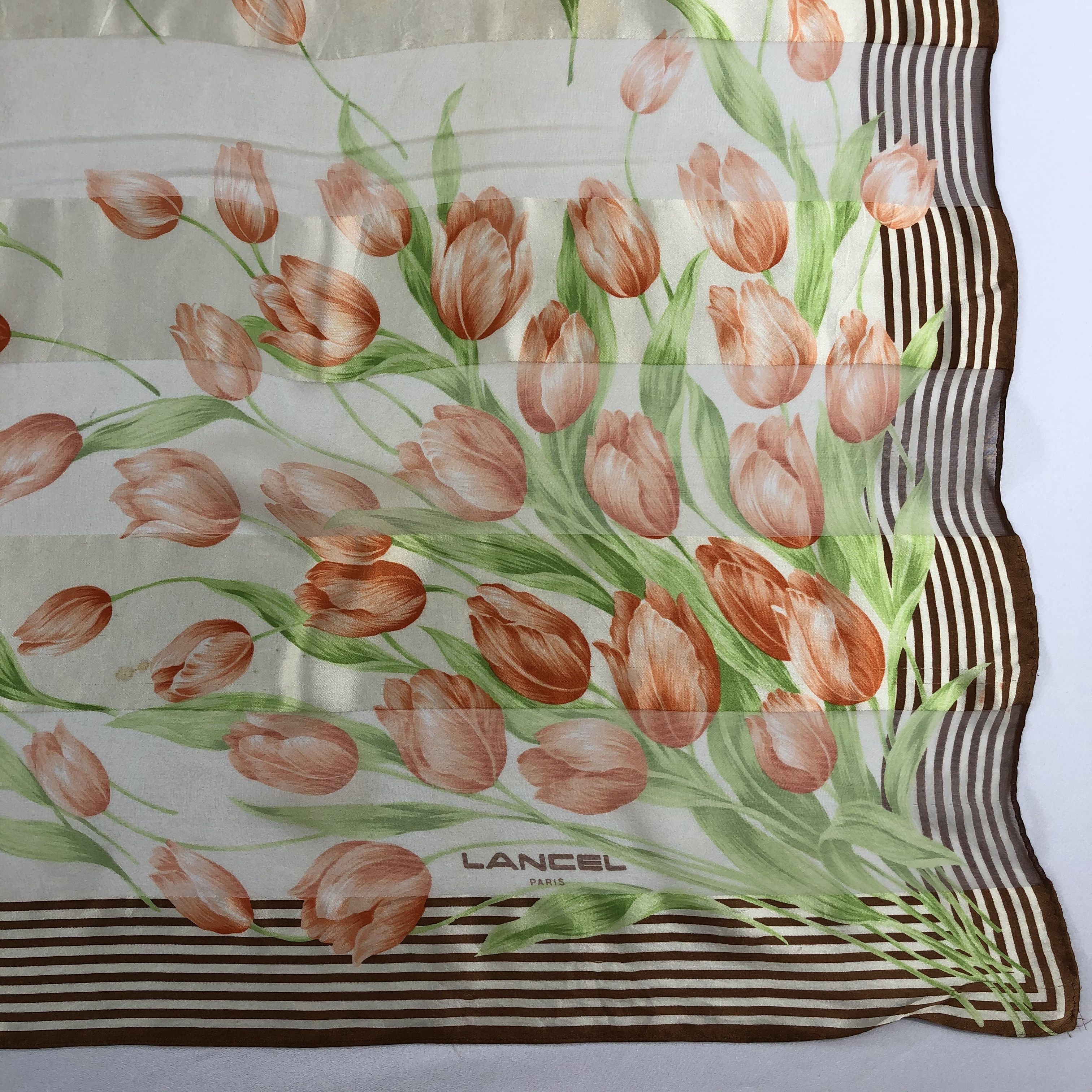 Lancel Vintage Lancel Silk Scarf Size ONE SIZE - 4 Thumbnail