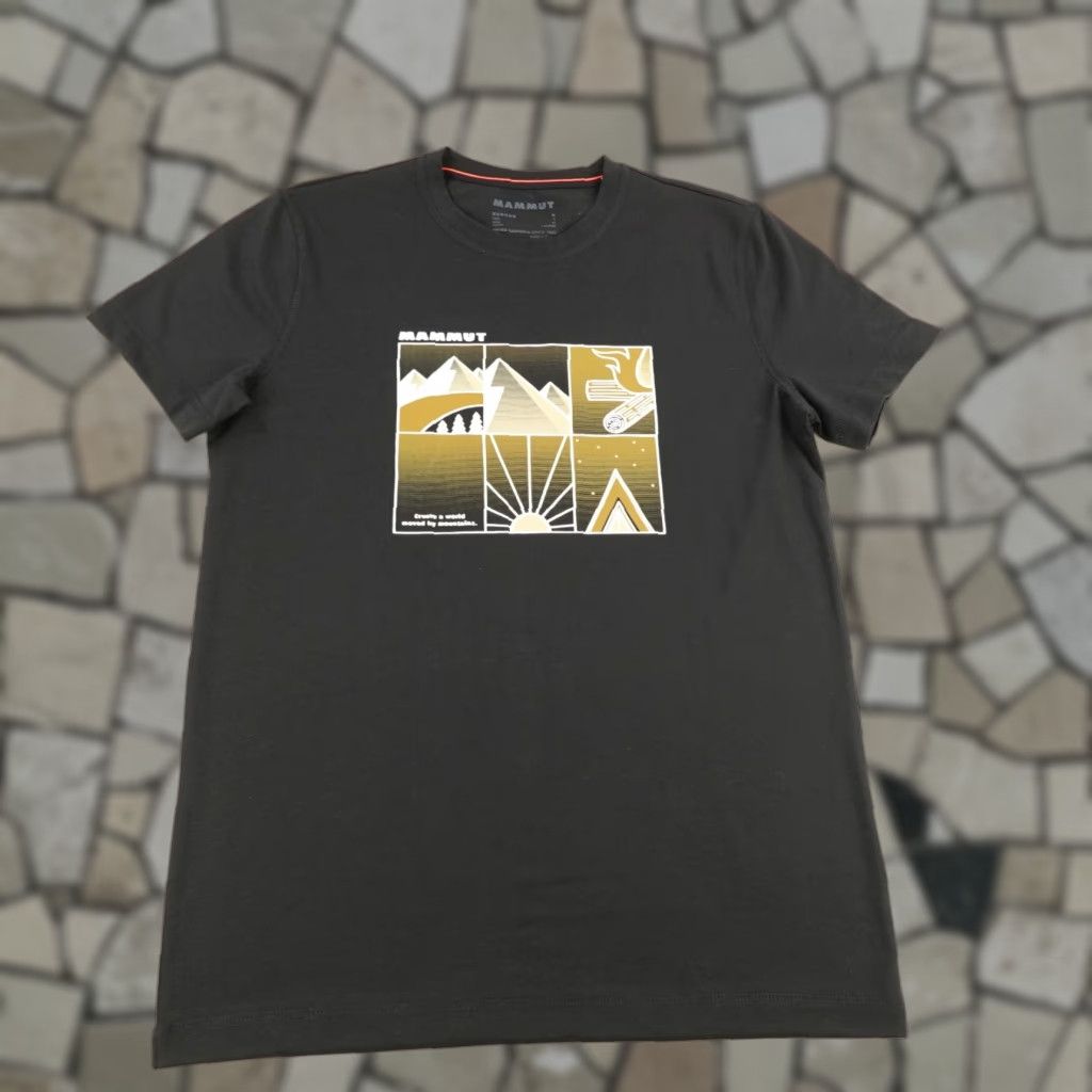 Mammut Mammut Shirt Mens Small Black Performance Hiking Climbing Trail Outdoors Tee - Graphic Print - Short Sleeve Crew Neck - Cotton Polyester Size US S / EU 44-46 / 1 - 1 Thumbnail