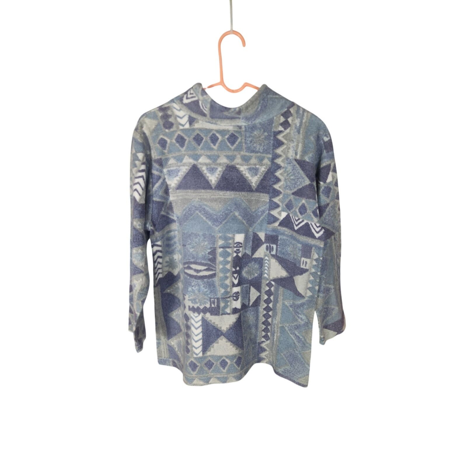 Other Vintage 90s Aztec Print Pullover Women's medium Size M / US 6-8 / IT 42-44 - 2 Thumbnail
