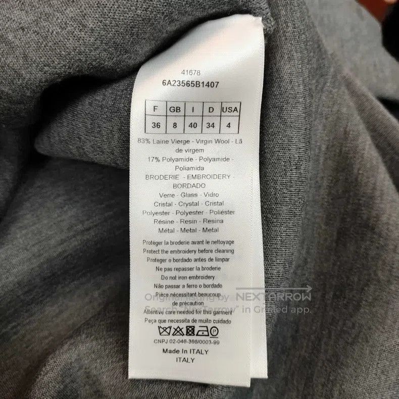 Dior Dior Woollen T-shirt Size XS / US 0-2 / IT 36-38 - 7 Thumbnail